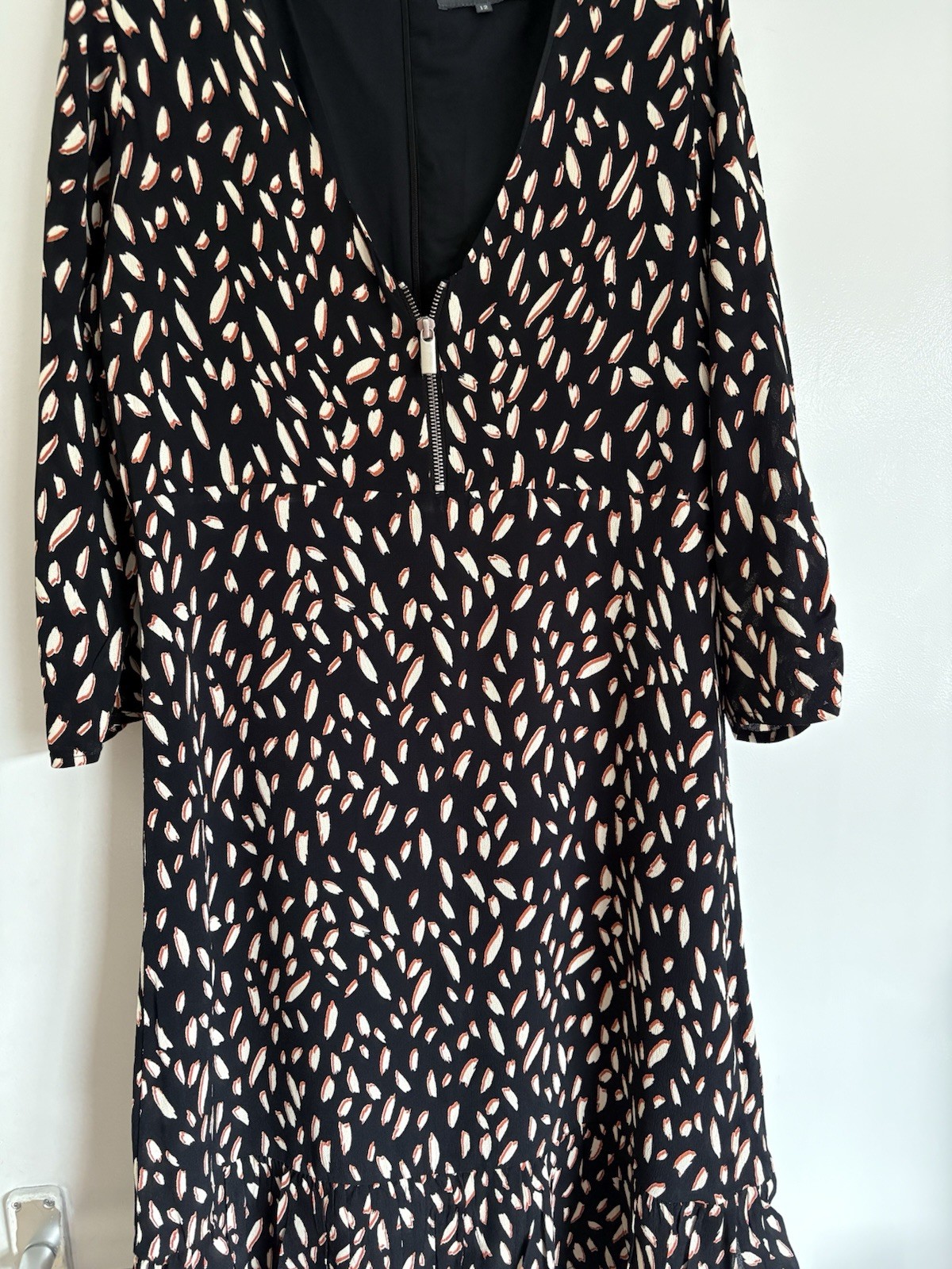 Sosander Black With Copper And White Dress
