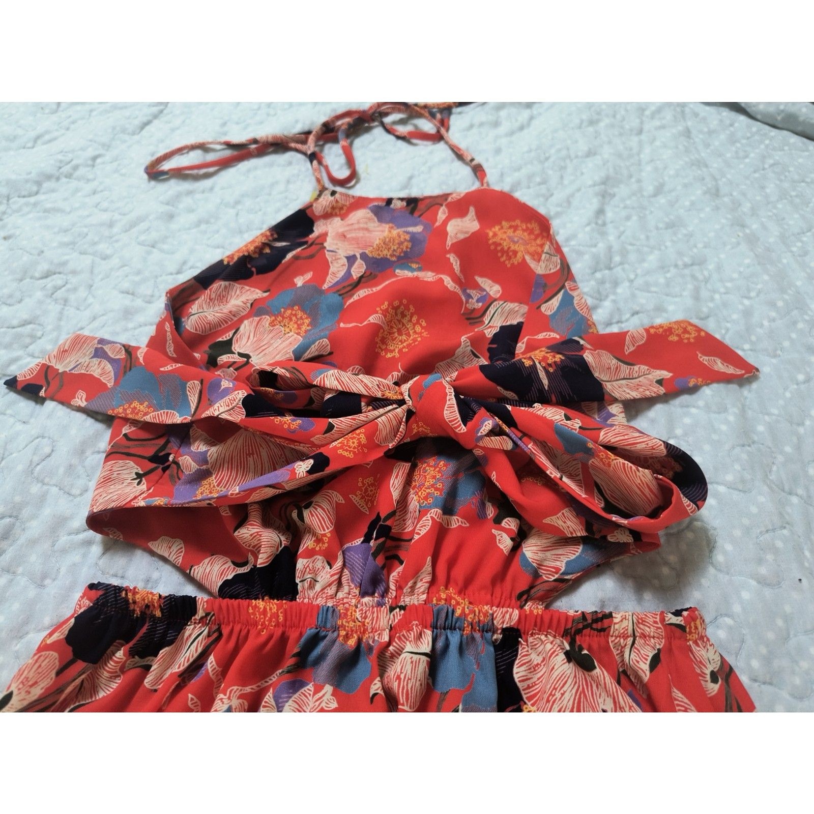 VICI Patchwork Boho Tiered Maxi Dress – Size M (NWOT)