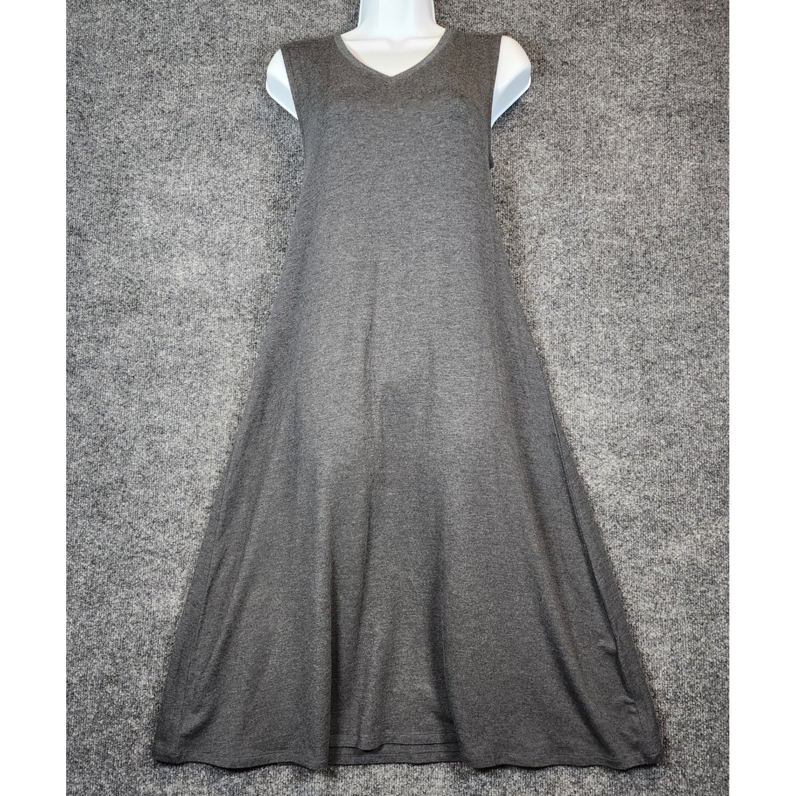 Eileen Fisher Women Quiet Luxury Minimalist Lagenlook Tencel Midi Dress XXS