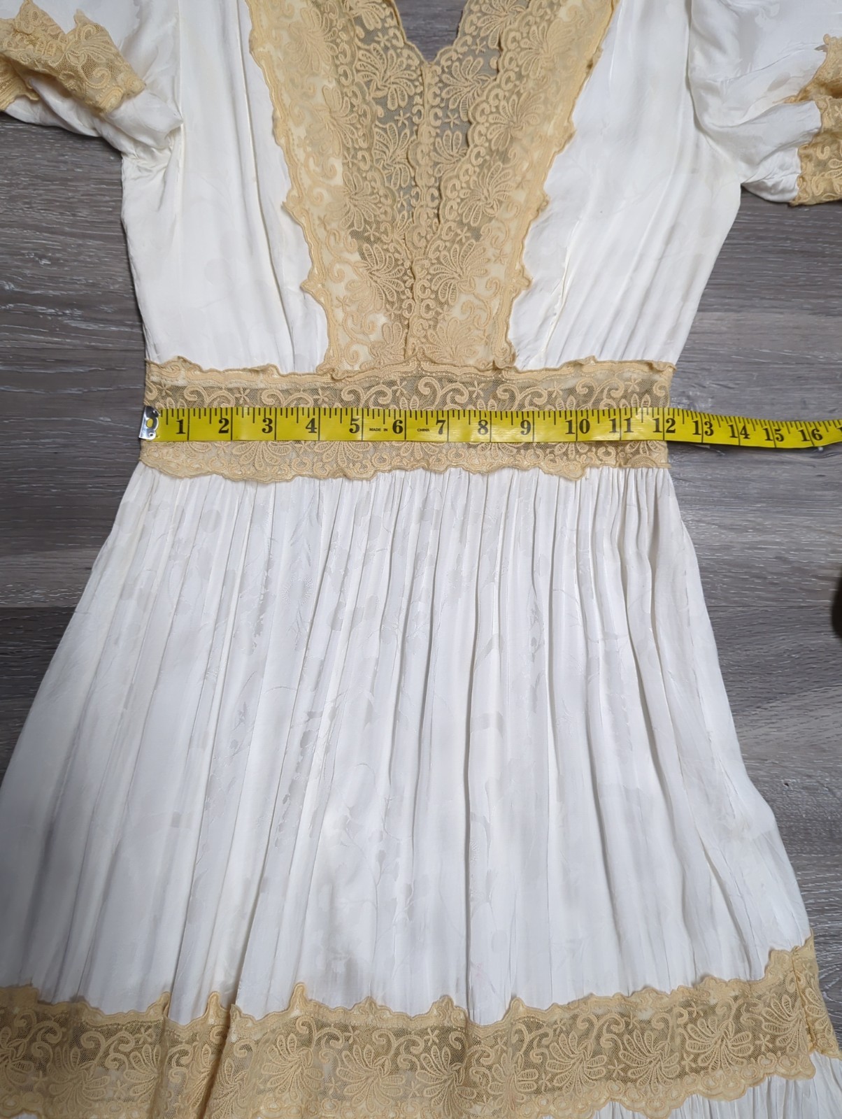 SPELL & THE GYPSY Collective Ivory Ocean Lace Maxi Gown Size S