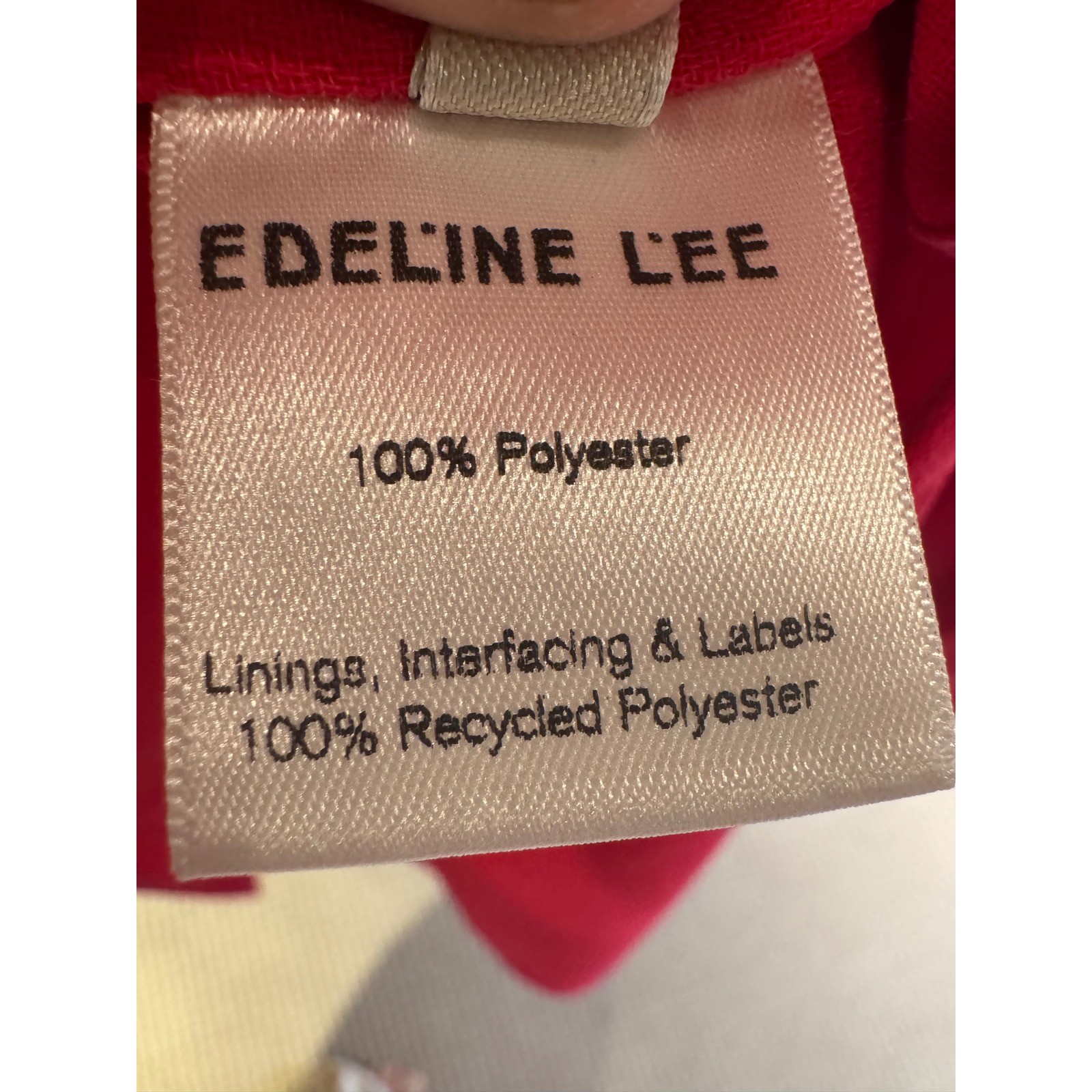 Edeline Lee Red Cape Dress Size 8 Midi Cocktail Formal UK Made Designer