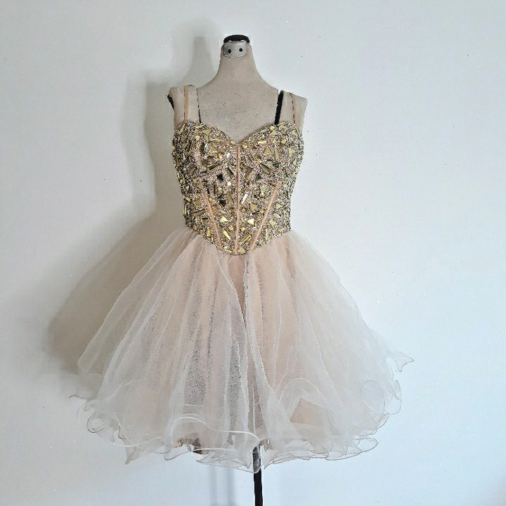 Sparkle Fairy Party Dress Corset Embelished Tulle Size 5/6 Prom Wedding