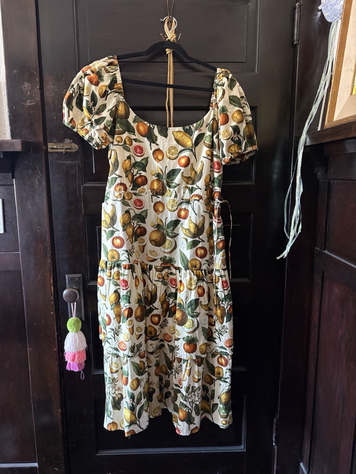 Samantha Pleet Siren Dress In Citrus Size 16