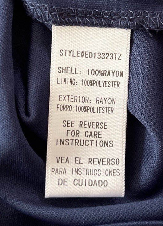 Pookie And Sebastian Mini Shift Dress S/M (no tag) Blue Embroidered Relaxed Fit