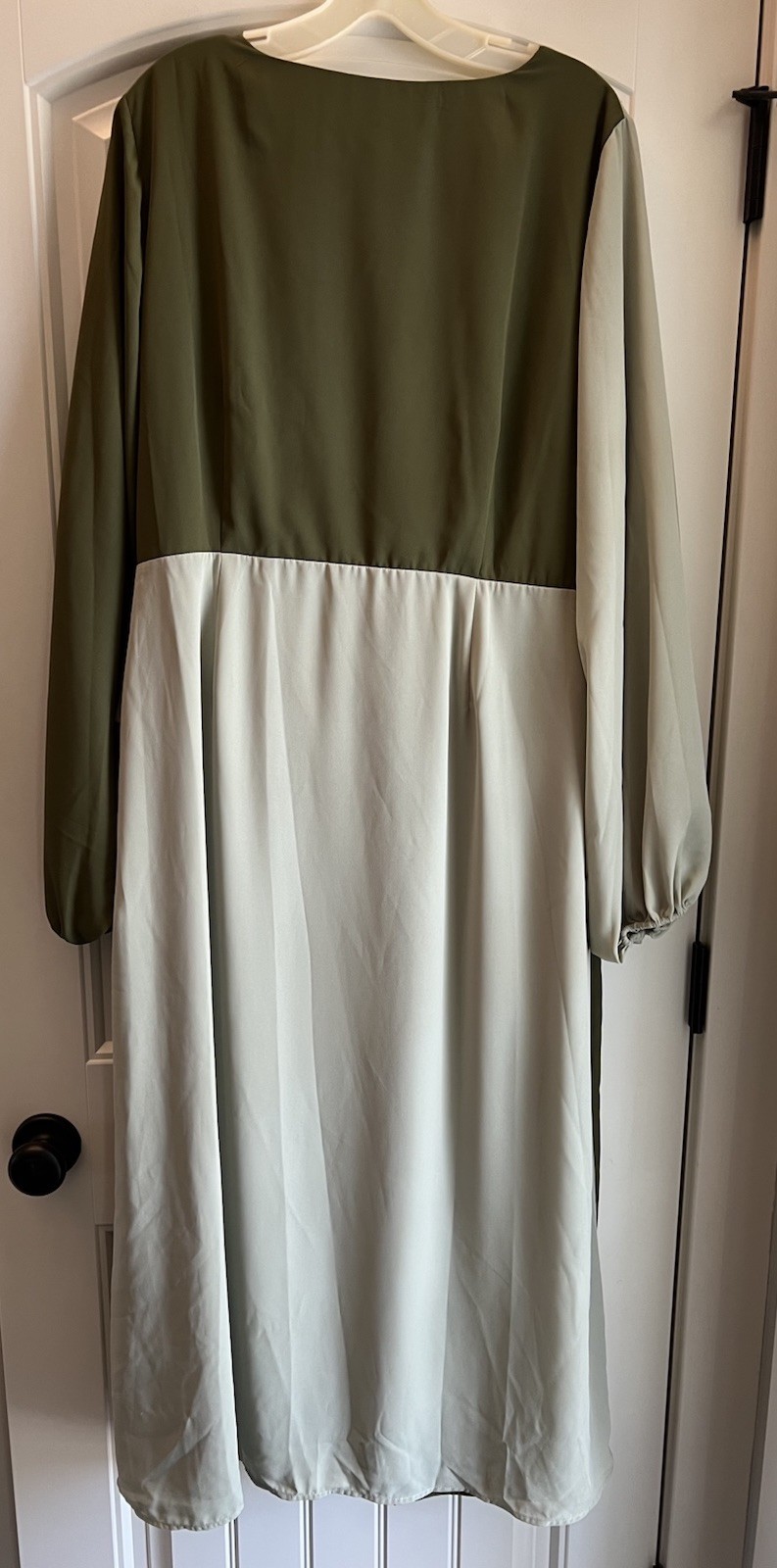 ASOS Pretty Lavish Knot Front Contrast MIDI Dress Size US 16 UK 20