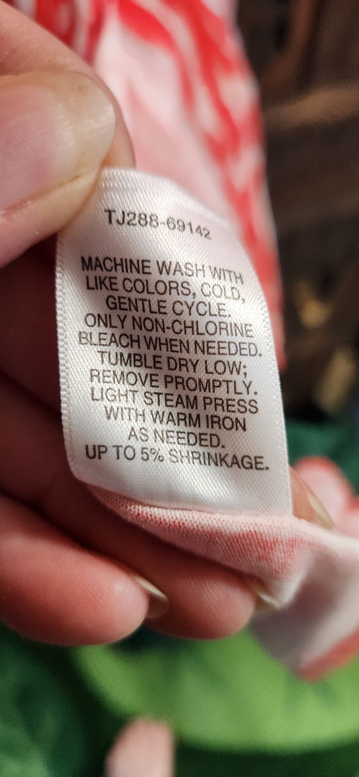 Pendleton Breezeway Faux Wrap XL Extra Large Dress Salmonberry Ivory Zebra Coral
