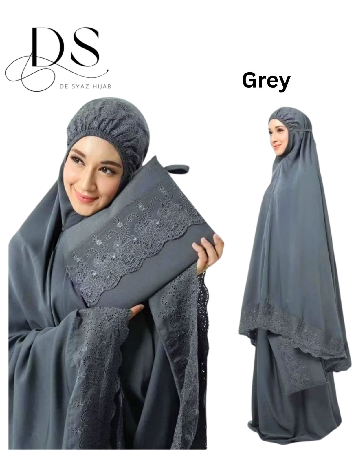 Ramadan Eid Gift Muslim Prayer Outfit Telekung Set for Women with Carry Bag