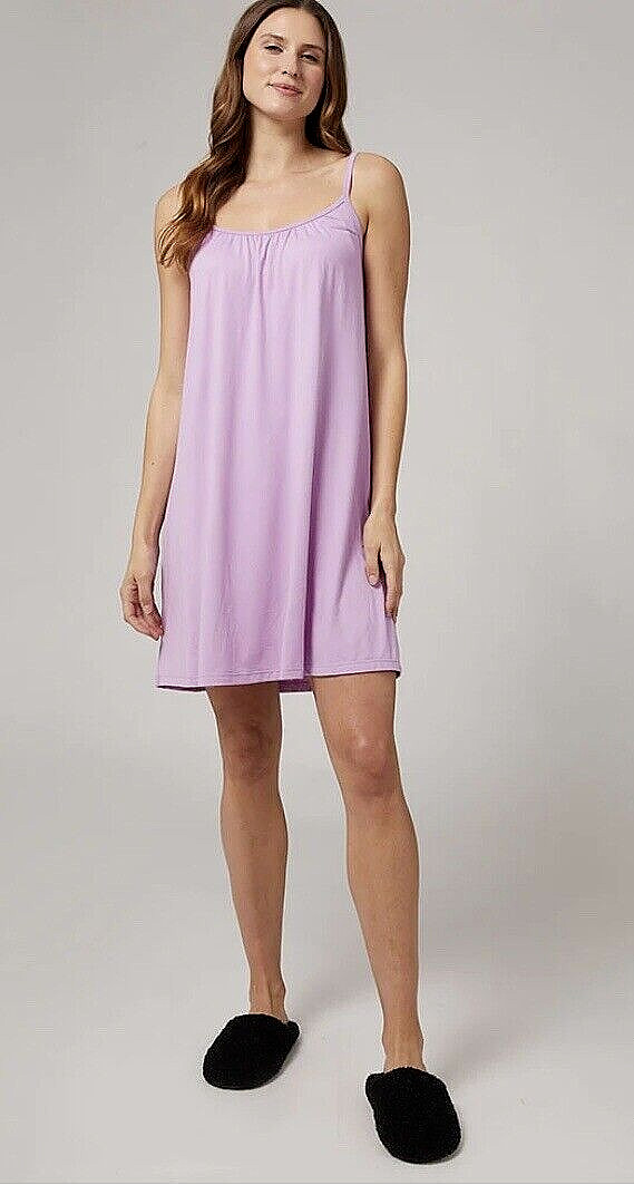 NWT 32 DEGREES SUMMER COOL FLOWY BRA DRESS SOFT LUXE VIOLET TULLE XL MSRP $36.00