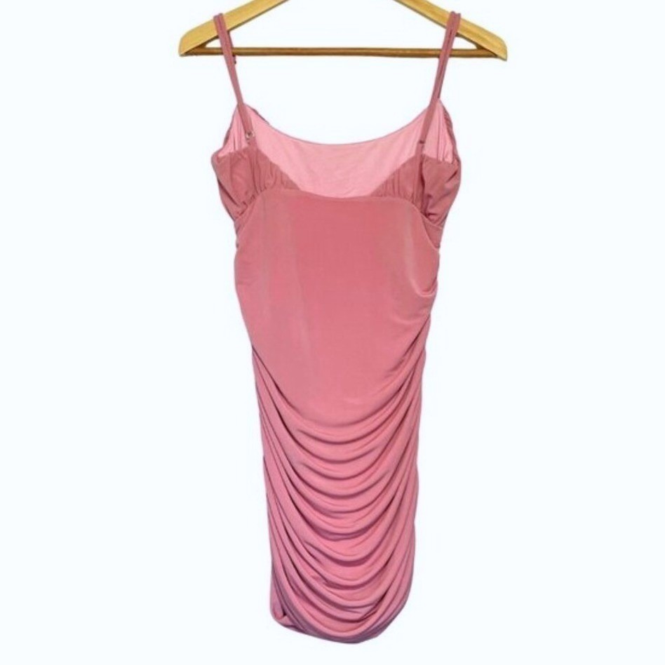 Lovers & Friends Revolve Juliana Mini Dress NWT Womens M Pink Ruched Night Out