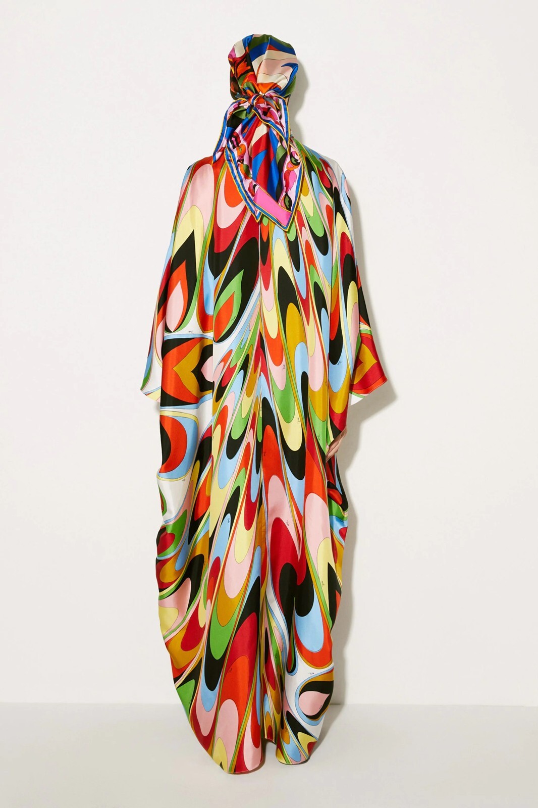 Summer Wear Satin Silk Caftan, Multi Color Printed Kaftan For Women’s J5883