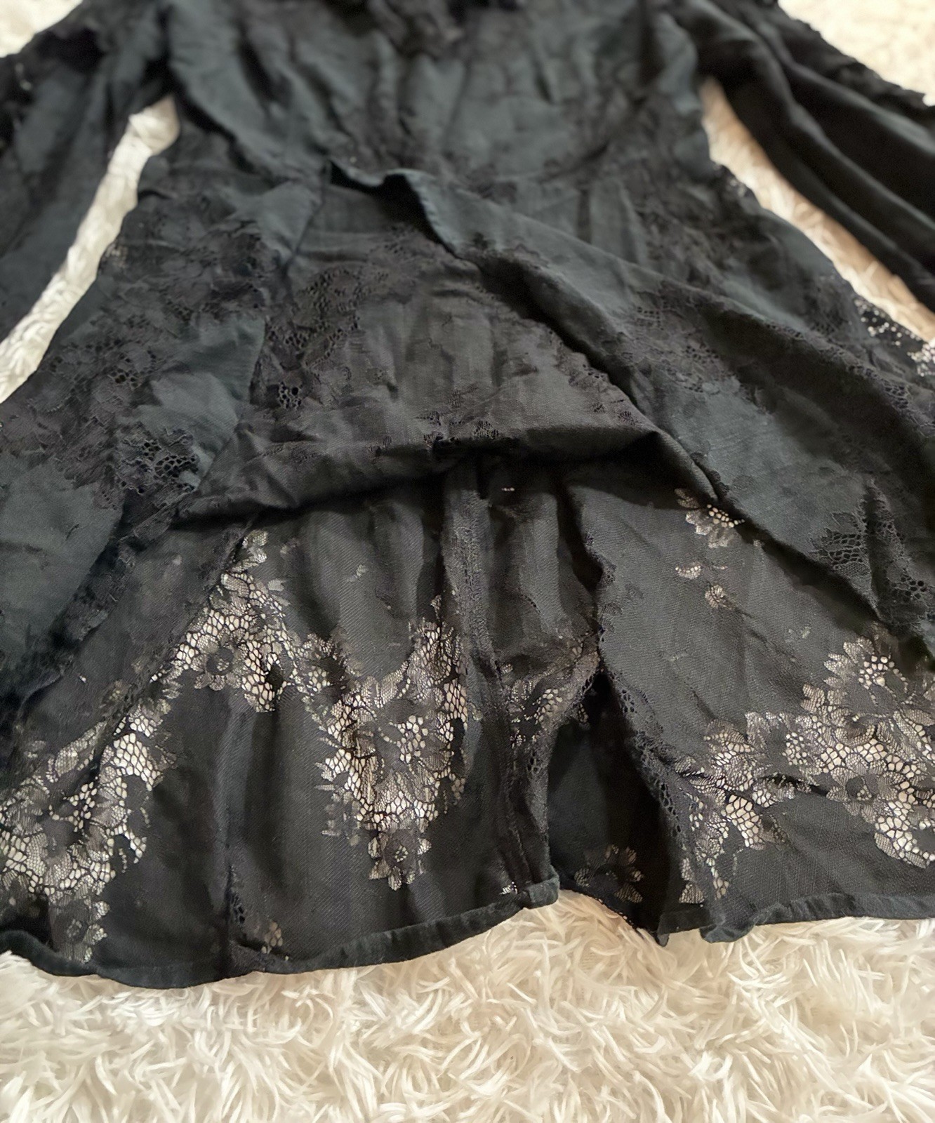 Victorian Steampunk Vampire Goth Witchy Whimsigoth Grunge Alt Emo Dress Black XL