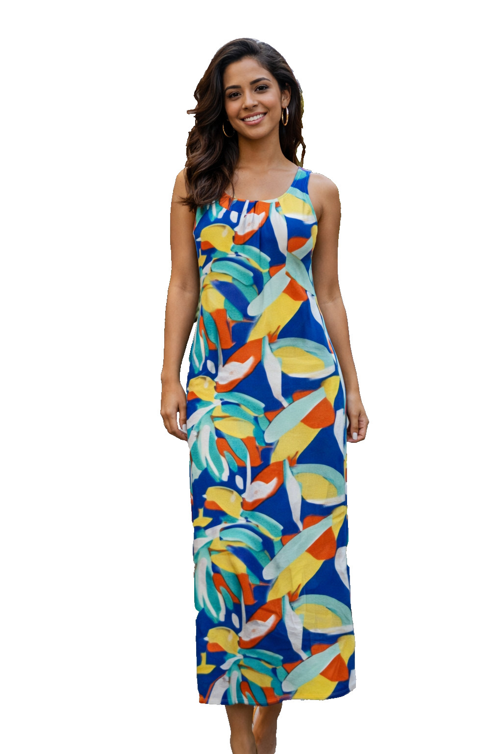 Banana Boat Sundress Womens Large NWT UPF 50+ Maxi #98 MSRP $119.99