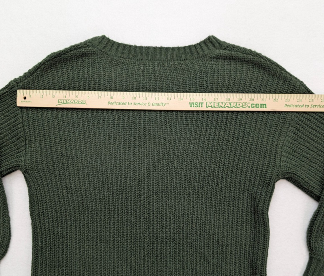 Mi Ami for Francesca’s Women’s Sweater Dress Size M Green