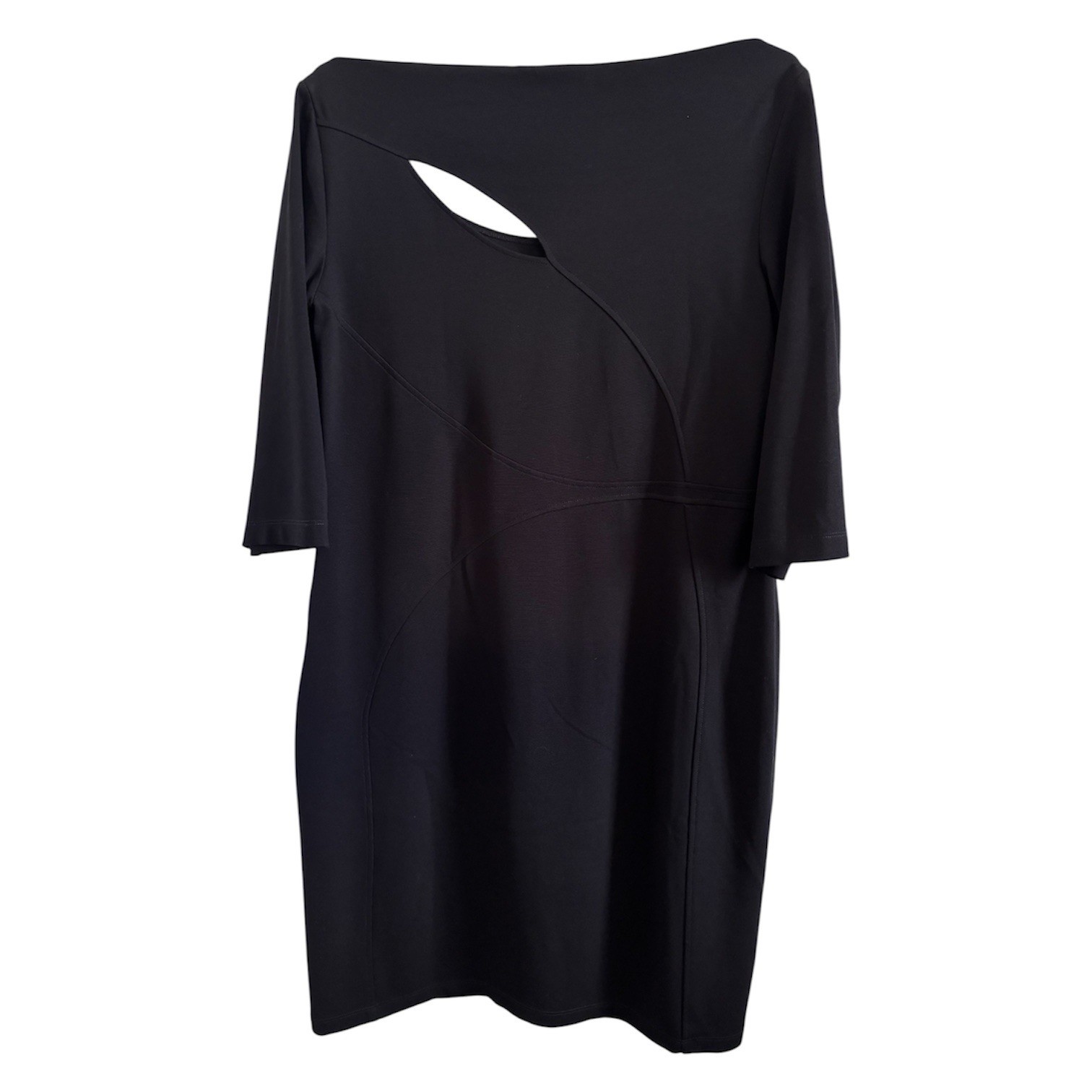 Authentic Versace Collection Medusa Black Cocktail Dress IT 50 Stretch CLG