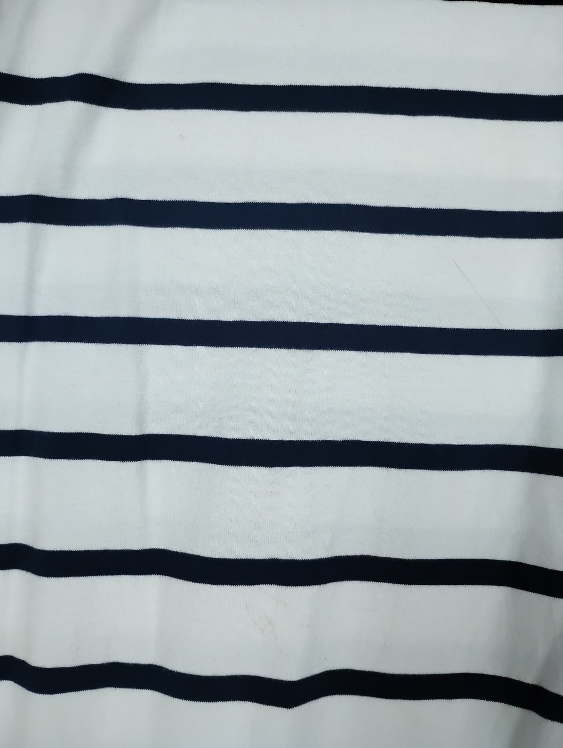 Caslon Black White Striped Maxi Dress Med Short Sleeve Pocket Slit Cotton Blend