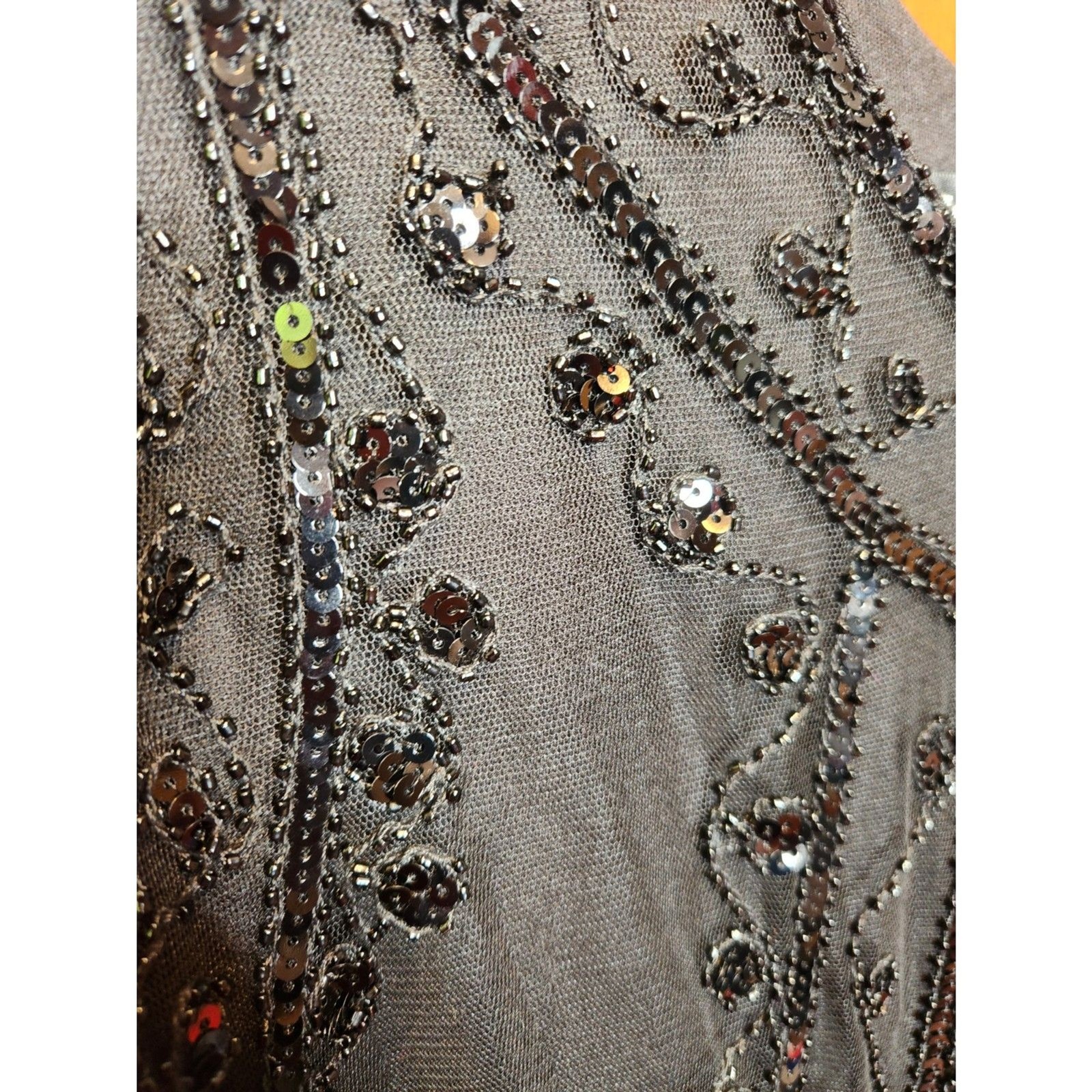 PrettyGuide Black Sequined Flapper Style Dress with Fringe Womens Size 3X NWT!