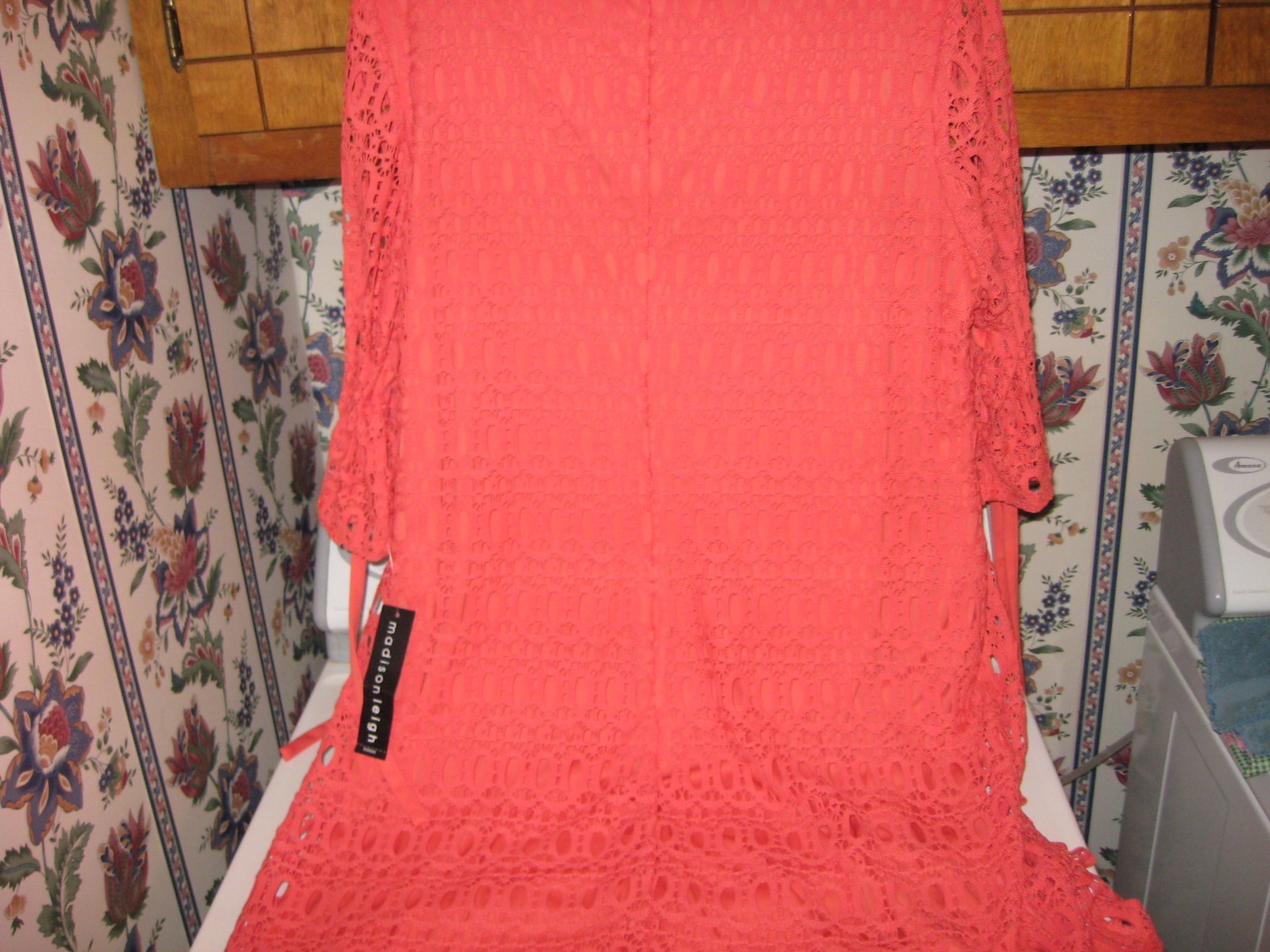 WOMENS DRESS SIZE 22W 1X 2X XL ORANGE EYELET SPRING/SUMMER WEDDING RET.$78.00