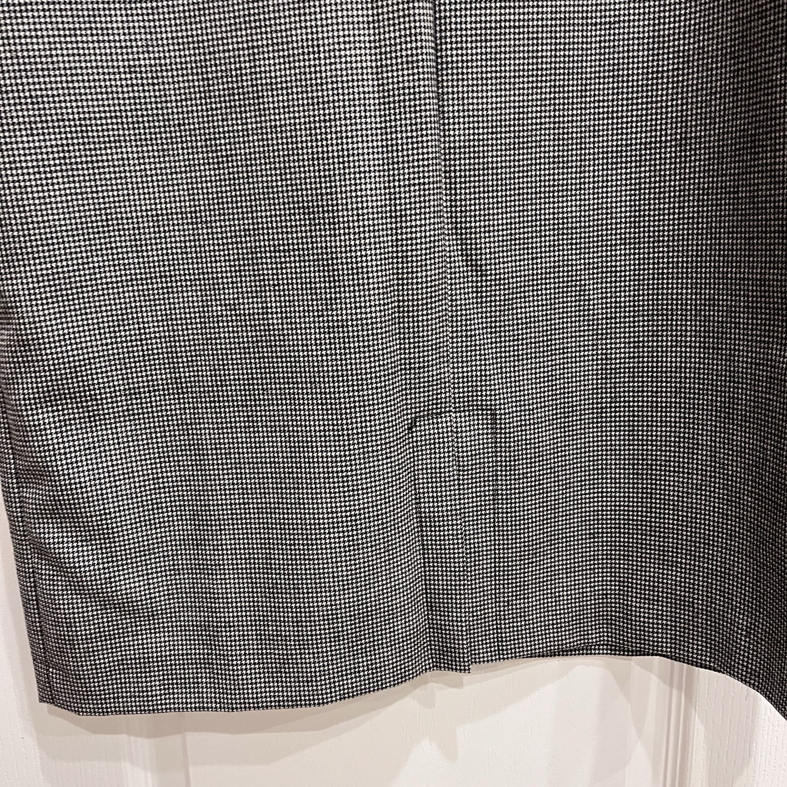 Harve Benard Jumper Shift Houndstooth Plaid Wool Preppy Academia Dress Size 12