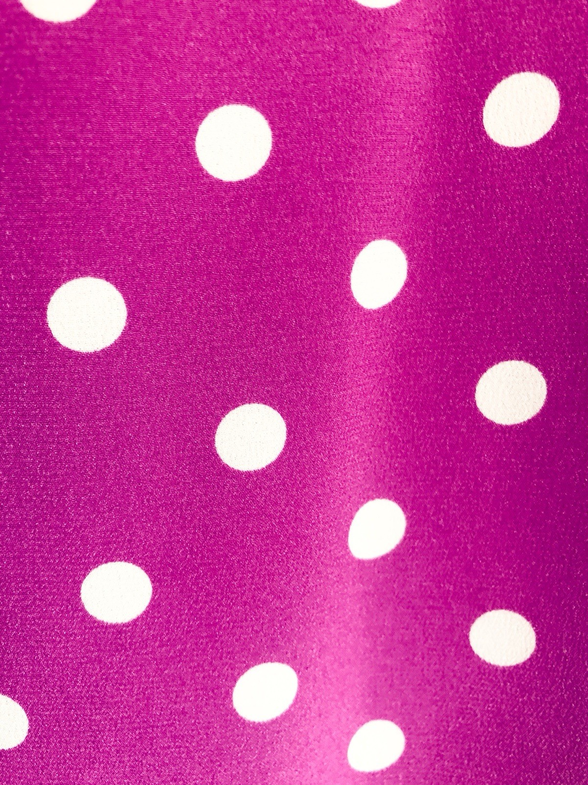 Alessandra Rich Pink & White Polka Dot Print Silk Dress