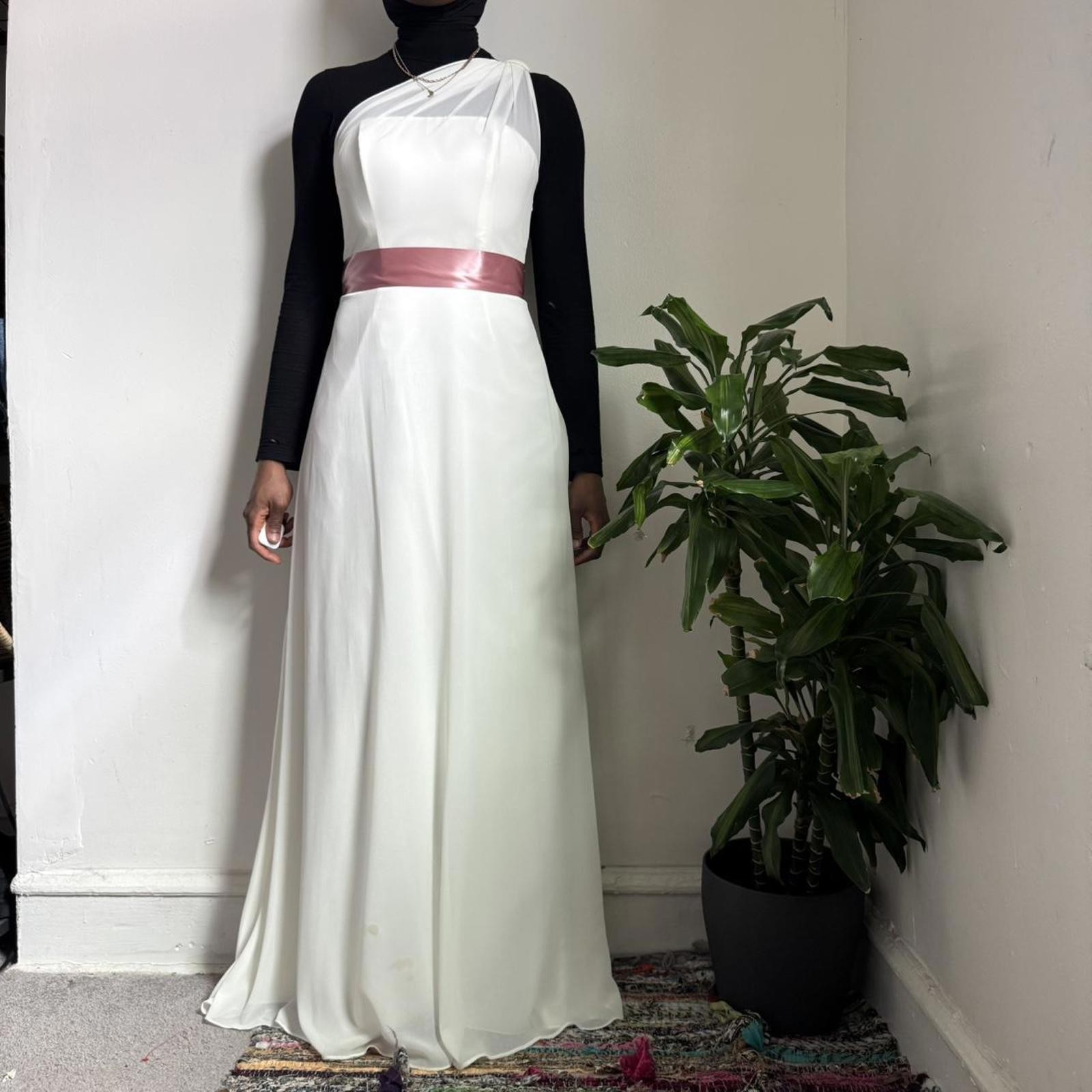 Vintage WTOO by Watters One-Shoulder Gown – Size 6