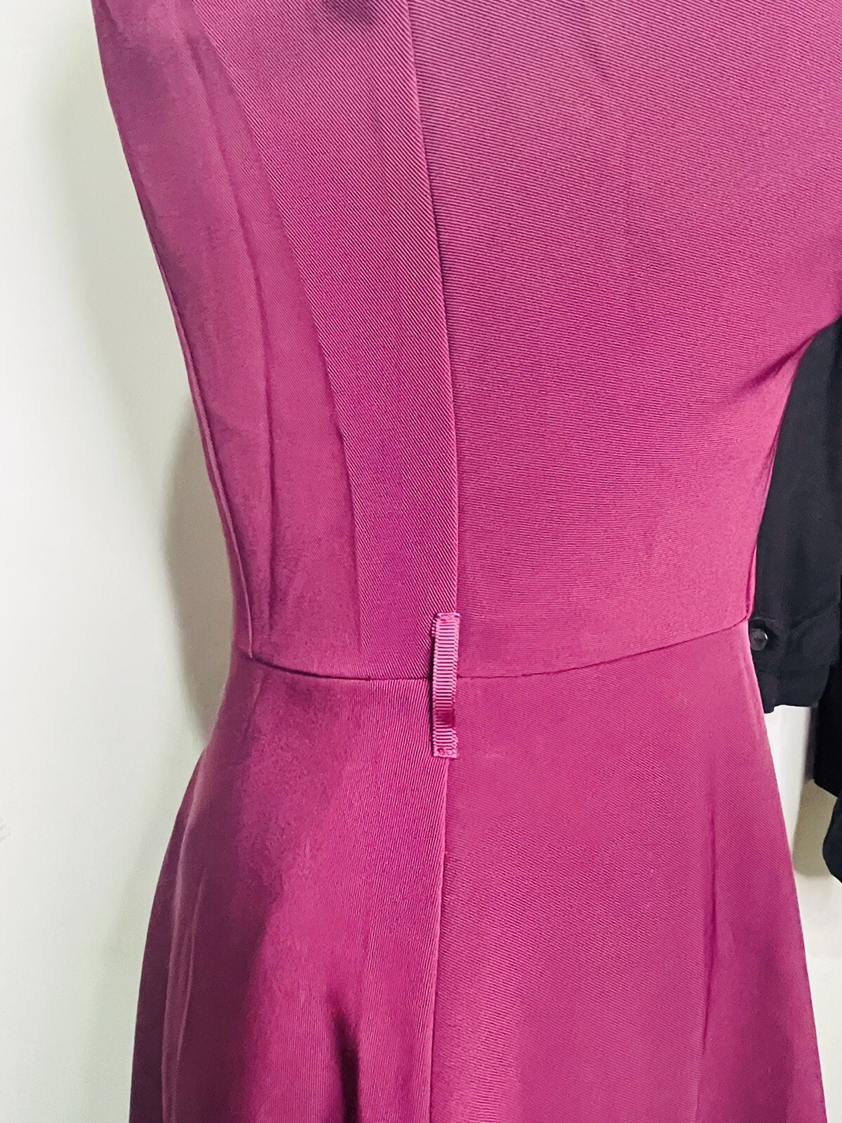 G & An’ge PARTY COCKTAIL Maroon Plum Sleeveless Fit n Flare Dress Size 8 EU 36