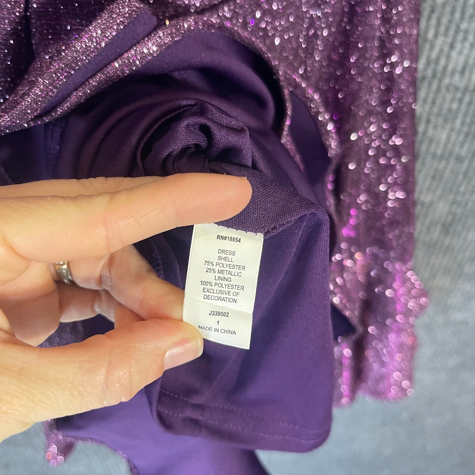 Dear Moon Glitter Ruffle Backless Bow Tie Mini Dress Junior 1 Purple Y2K Fairy