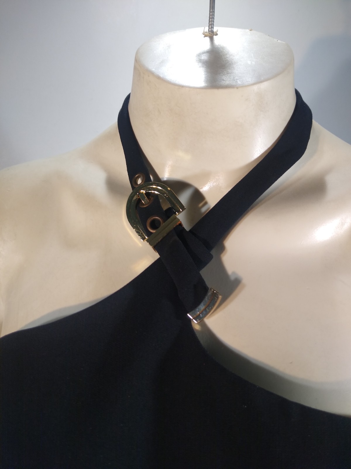 Versace runway Ad Campaign Bondage Dress rare Collab