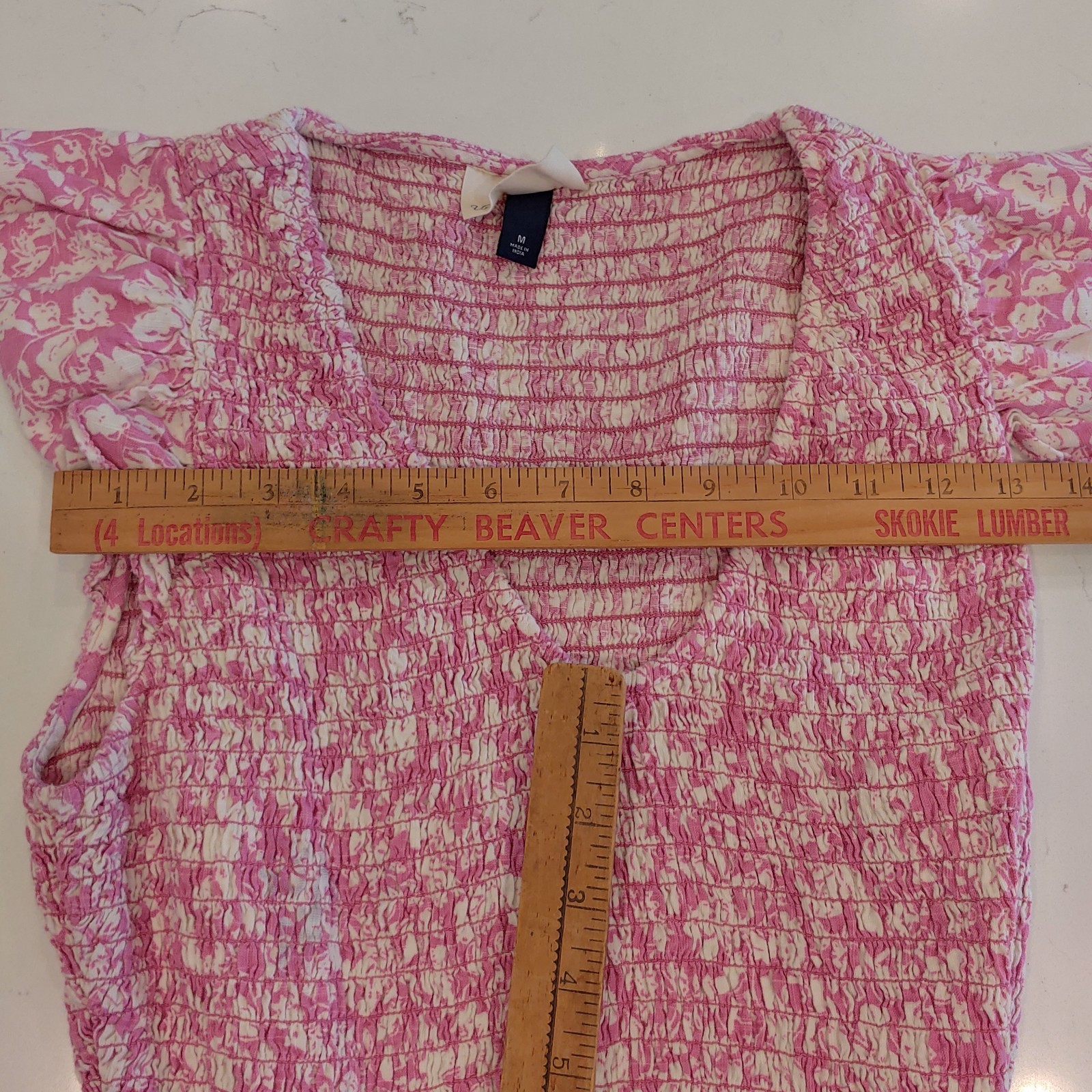 Women’s Universal Thread Smocked Mini Dress Pink Size M EUC 2022 Model