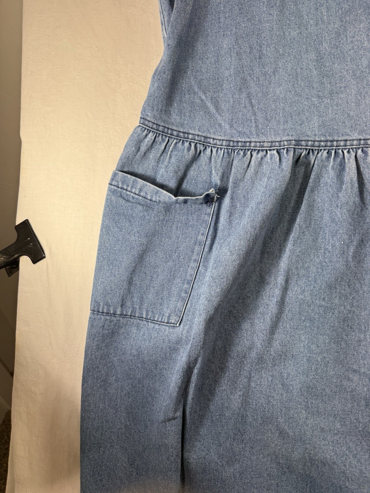 Sun Belt Denim Dress Womens Plus Size Denim Kipper Dress