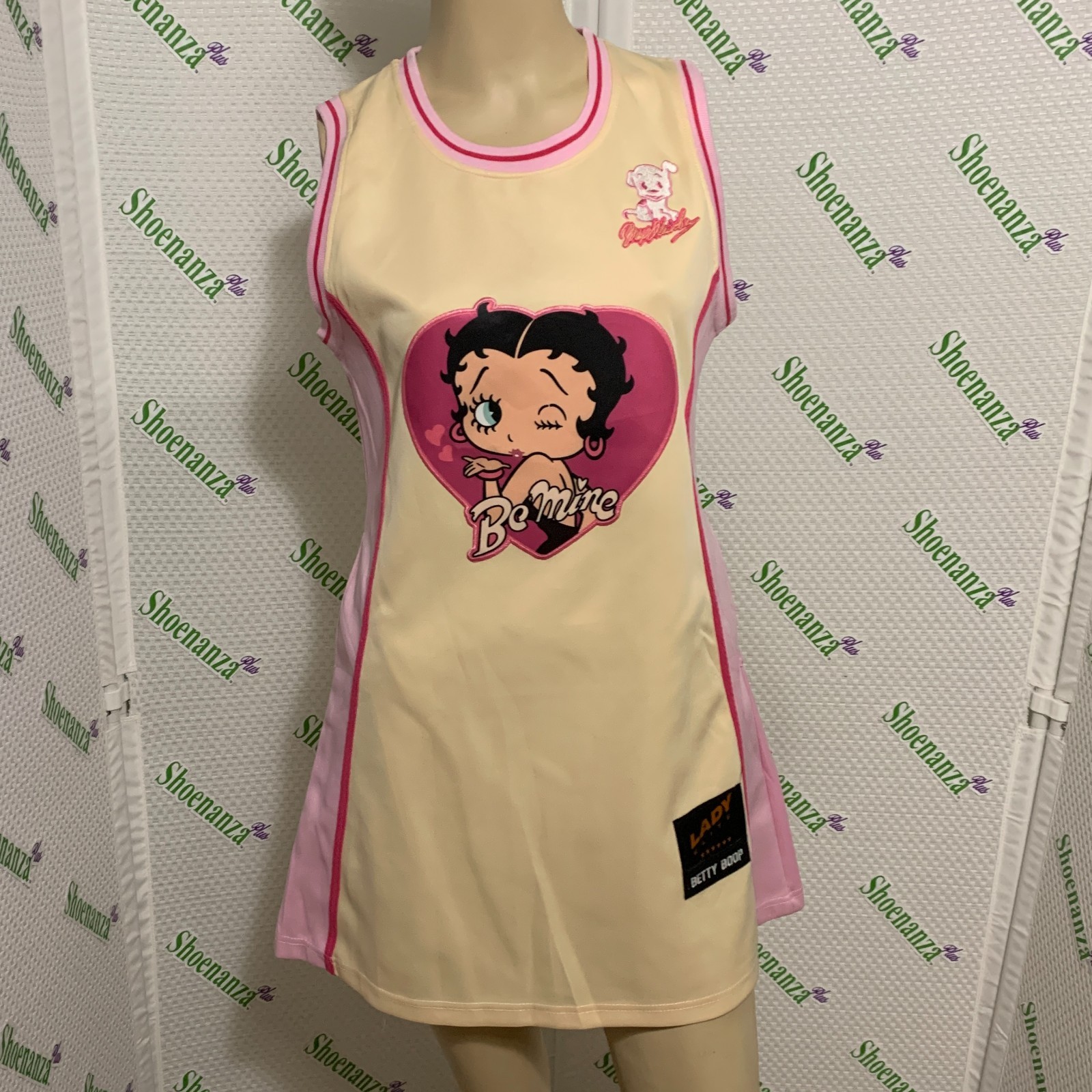 Headgear Classics Basketball Jersey Dress Lady Elite Betty Boop Be Mine Beige XL