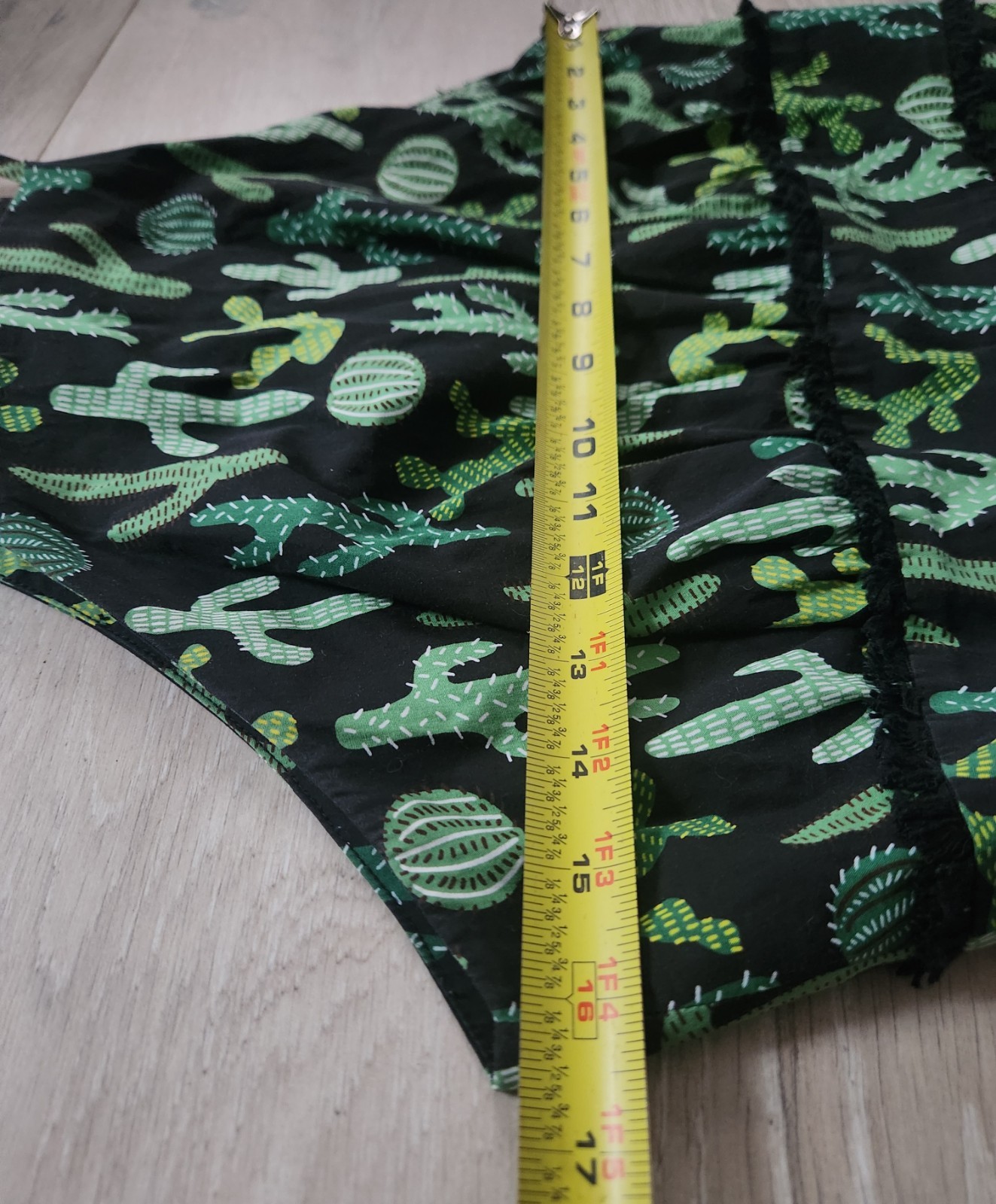 Pearl By Lela Rose Sleeveless Long Cactus Print Green Dress Back Zip Size 6