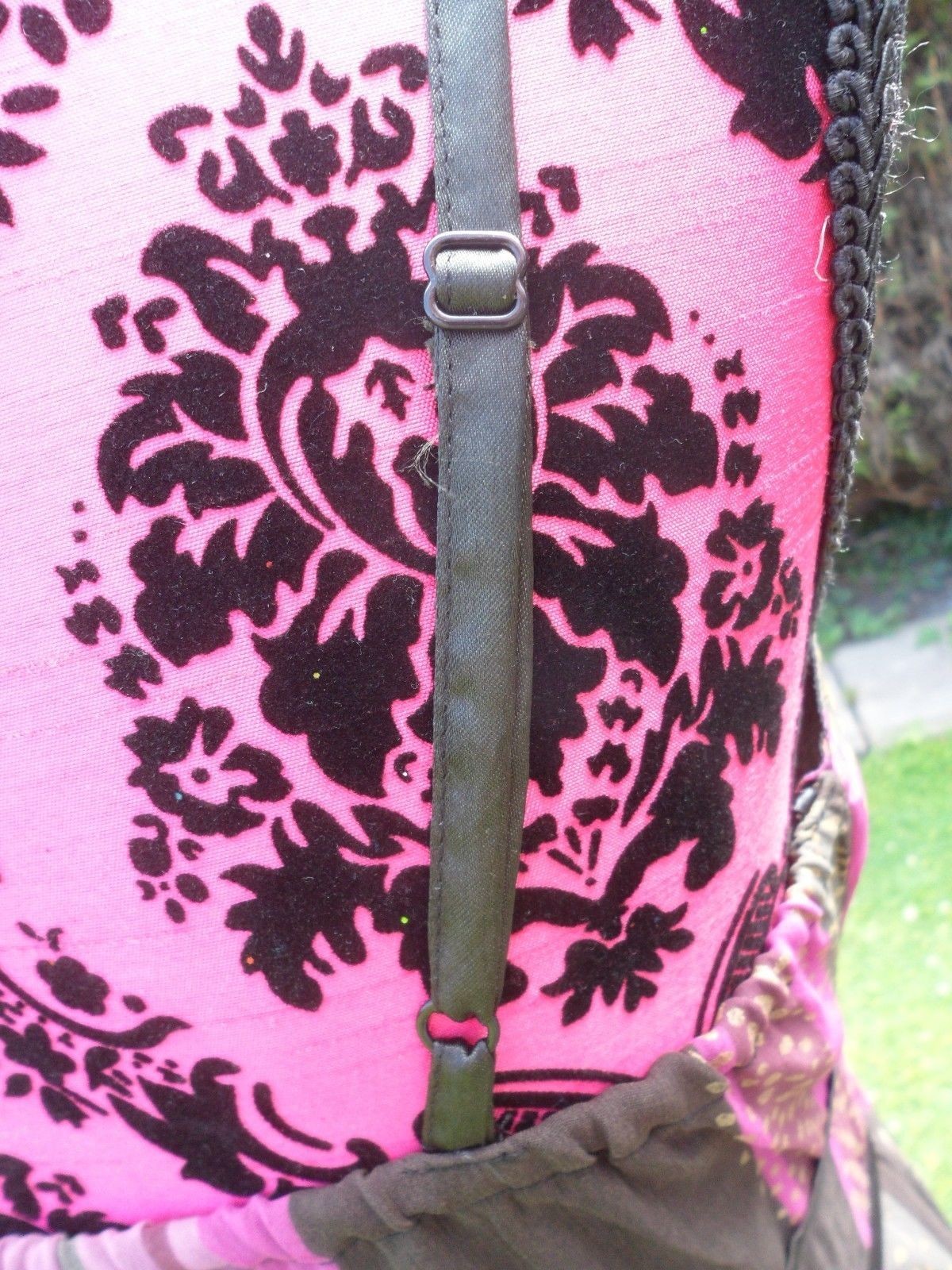 Principles Pink Multi And Black Strappy Maxi Dress Size 10 Holiday Wedding BNWOT
