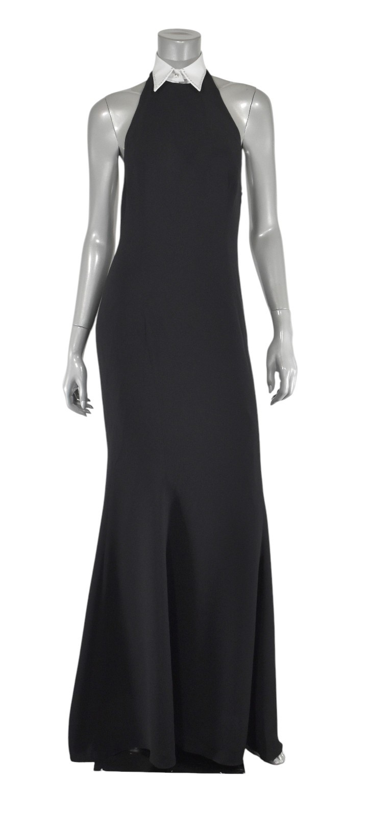 Ralph Lauren Purple Label Collection Black Silk Runway Dress Gown 6 New $3398