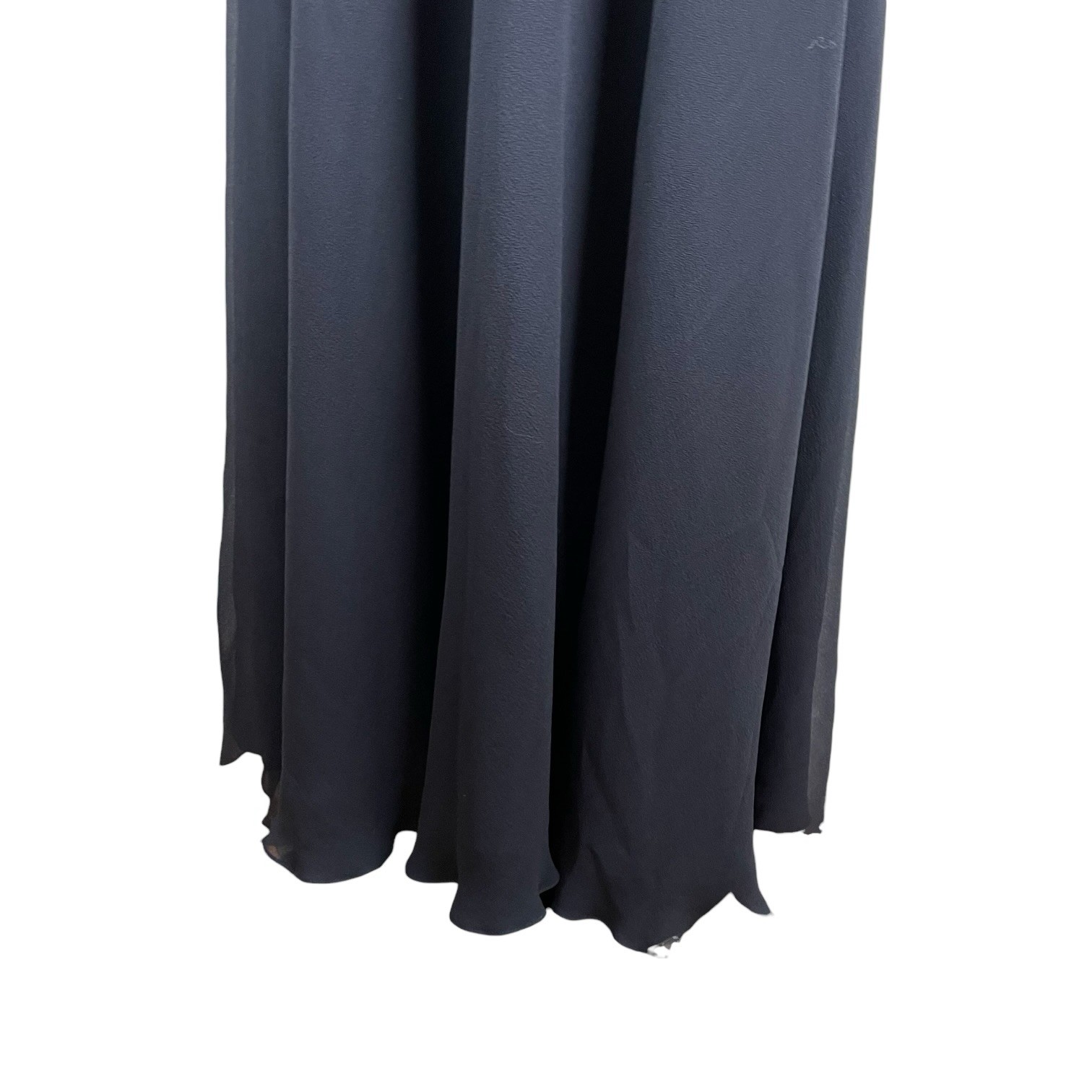 AMANDA WAKELEY Jelena Navy Gown, Size AU/UK 14 US 10, Beaded Silk Evening Dress