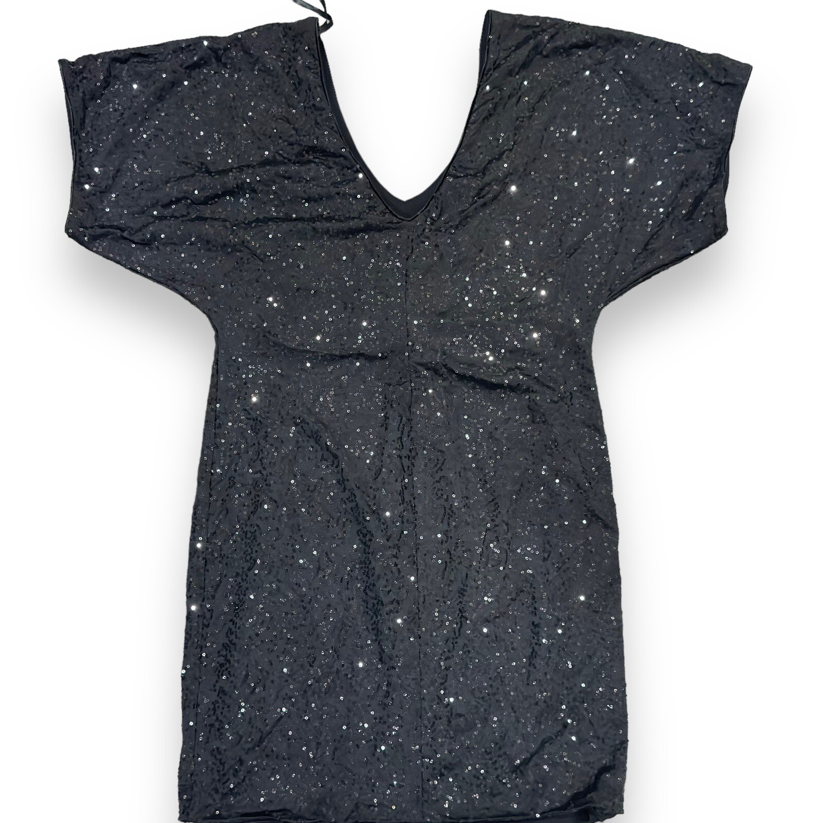 FABULOUS Arden B Nights Sequened Evening Dress Elegant Temperament Sequins Sz L