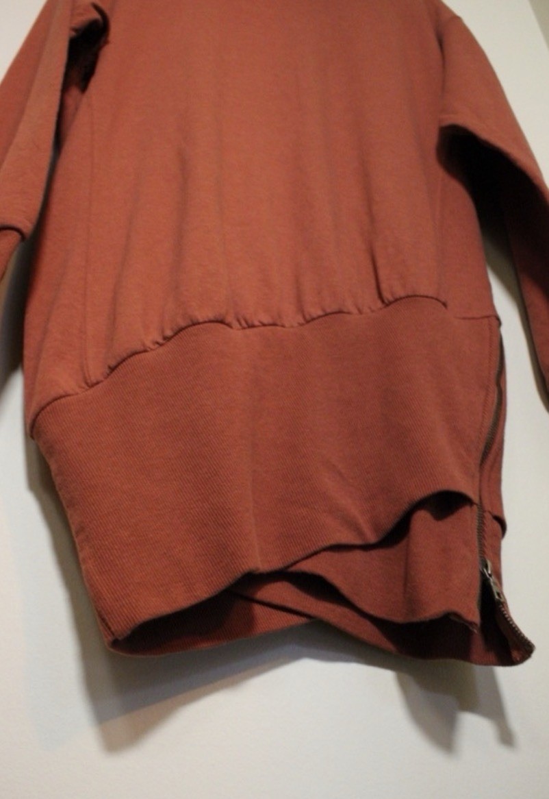 Young Fabulous & Broke Rust Turtleneck Sweater Dress Long Sleeve Short S
