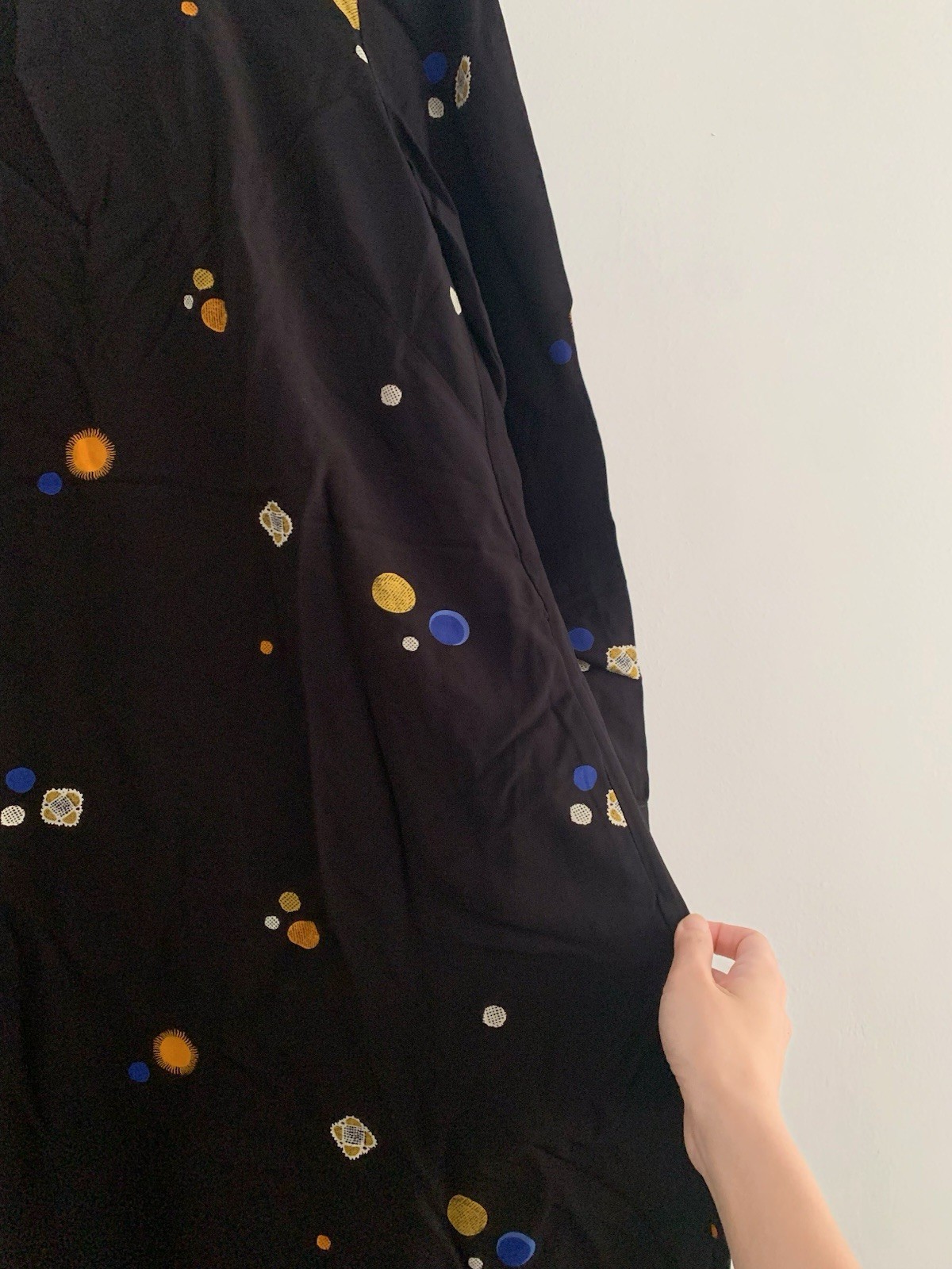 TOAST Cosmic Dot Print Column Dress