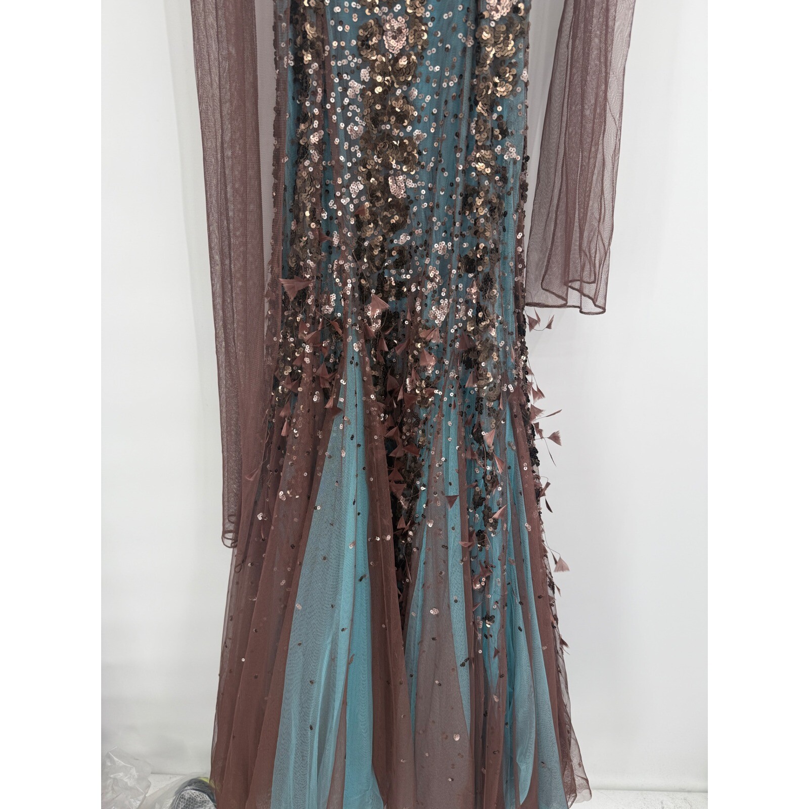Alberto Makali gown Sweetheart Neck Strapless mermaid Dress NWT Sz 8