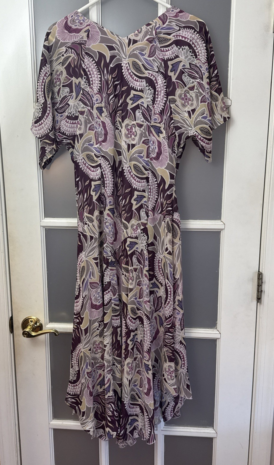 Rabbit Rabbit Rabbit Designs Dress Size 14 Floral Empire Waist Lined Boho