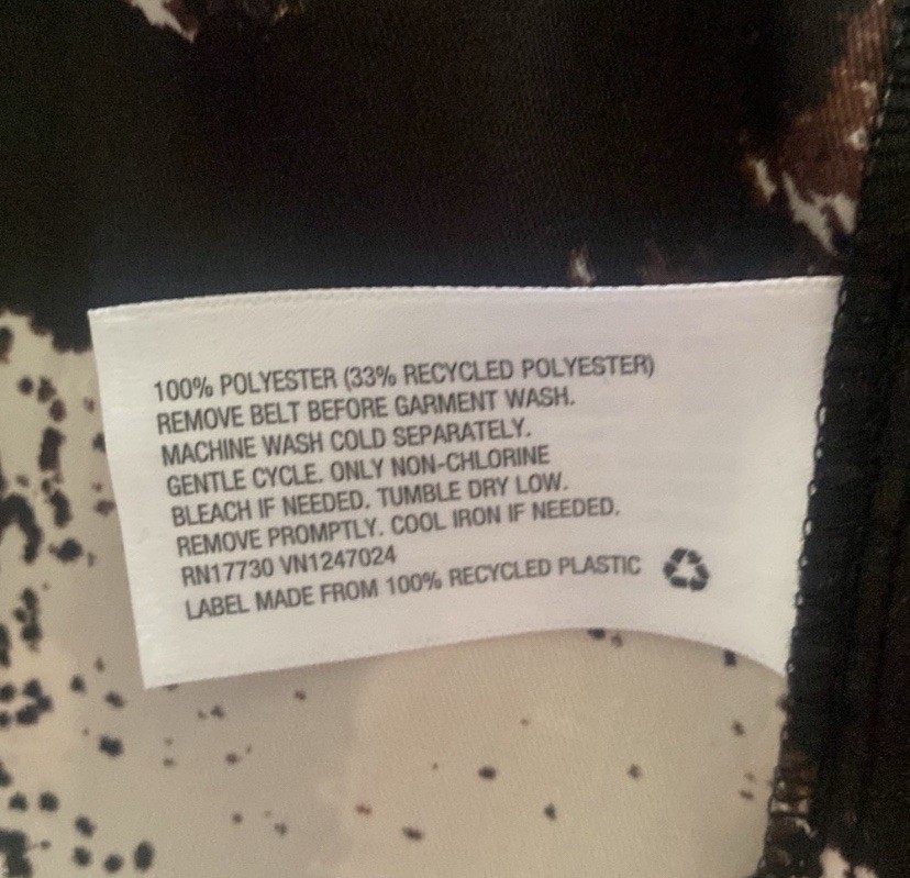 Alexis x Target Ruffle Mini Dress Size S Abstract Print Black & Tan Rope Belt