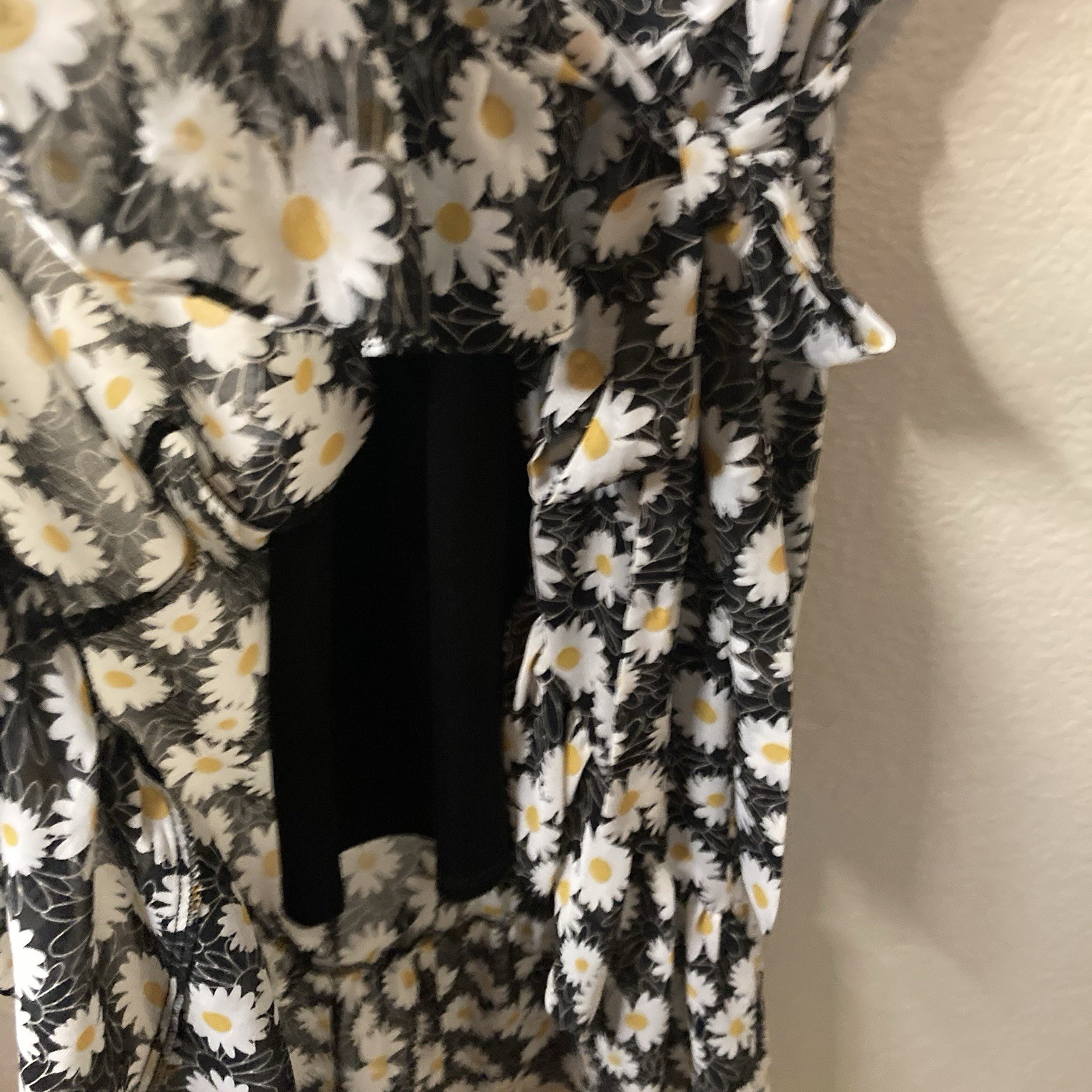Rewind Floral Wrap Dress Bohemian Daisy Sundress High Low Cowgirl Size Medium