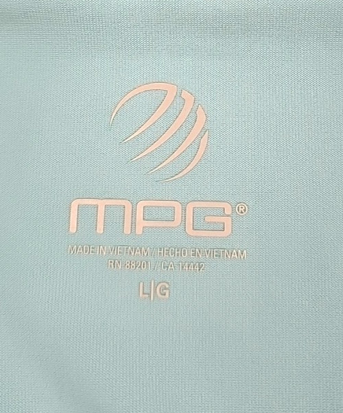 MPG Athletic Mesh Racerback Dress Built In Bra Side Pockets Women’s Lg NWOT