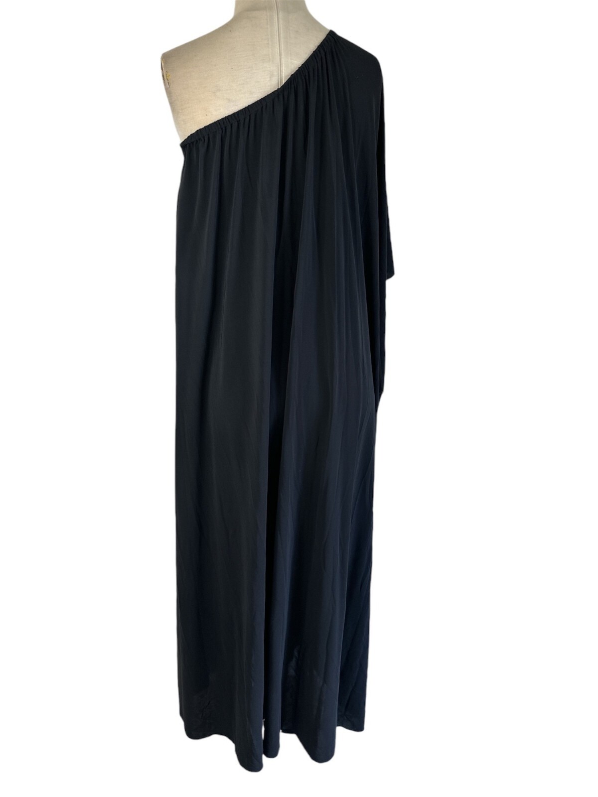 ERES Georgie One Shoulder Long Dress in Noir 3 New Womens Maxi Gown