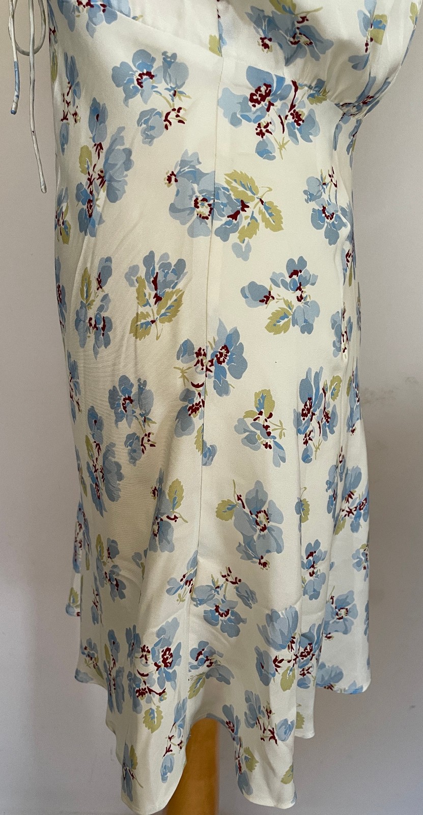DOEN floral print silk-blend satin Sera mini dress