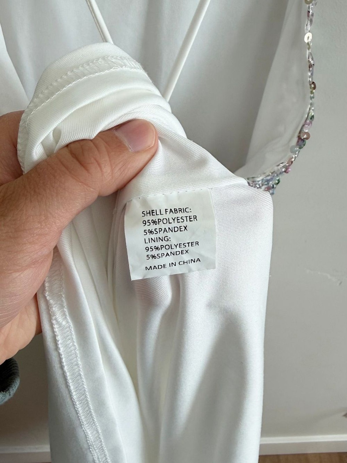 Showpo Halter Neck Cross Back Sequin Maxi Dress in Rainbow Silver