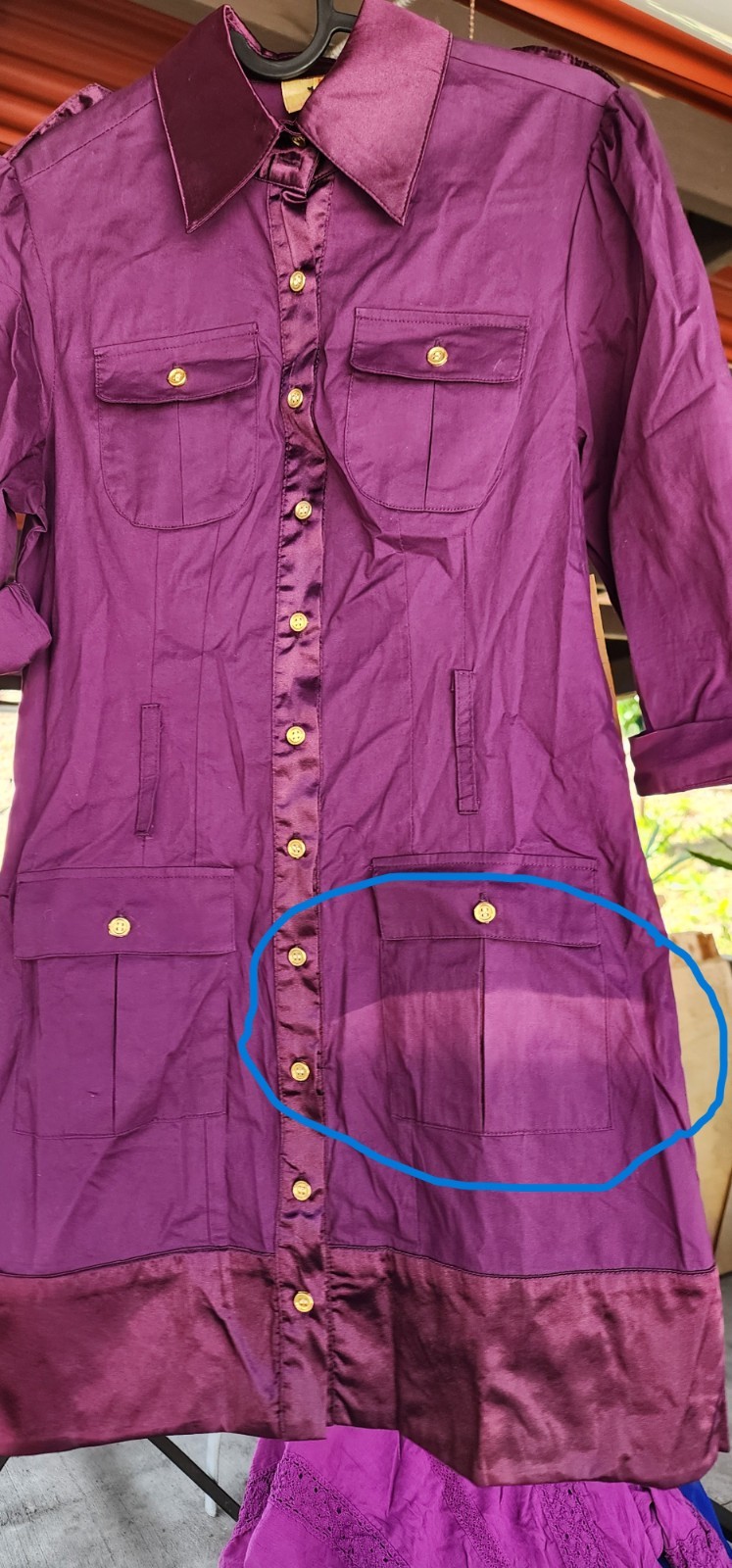 Dress, Cherry KoKo brand, Medium, new with tag, light discoloration spot