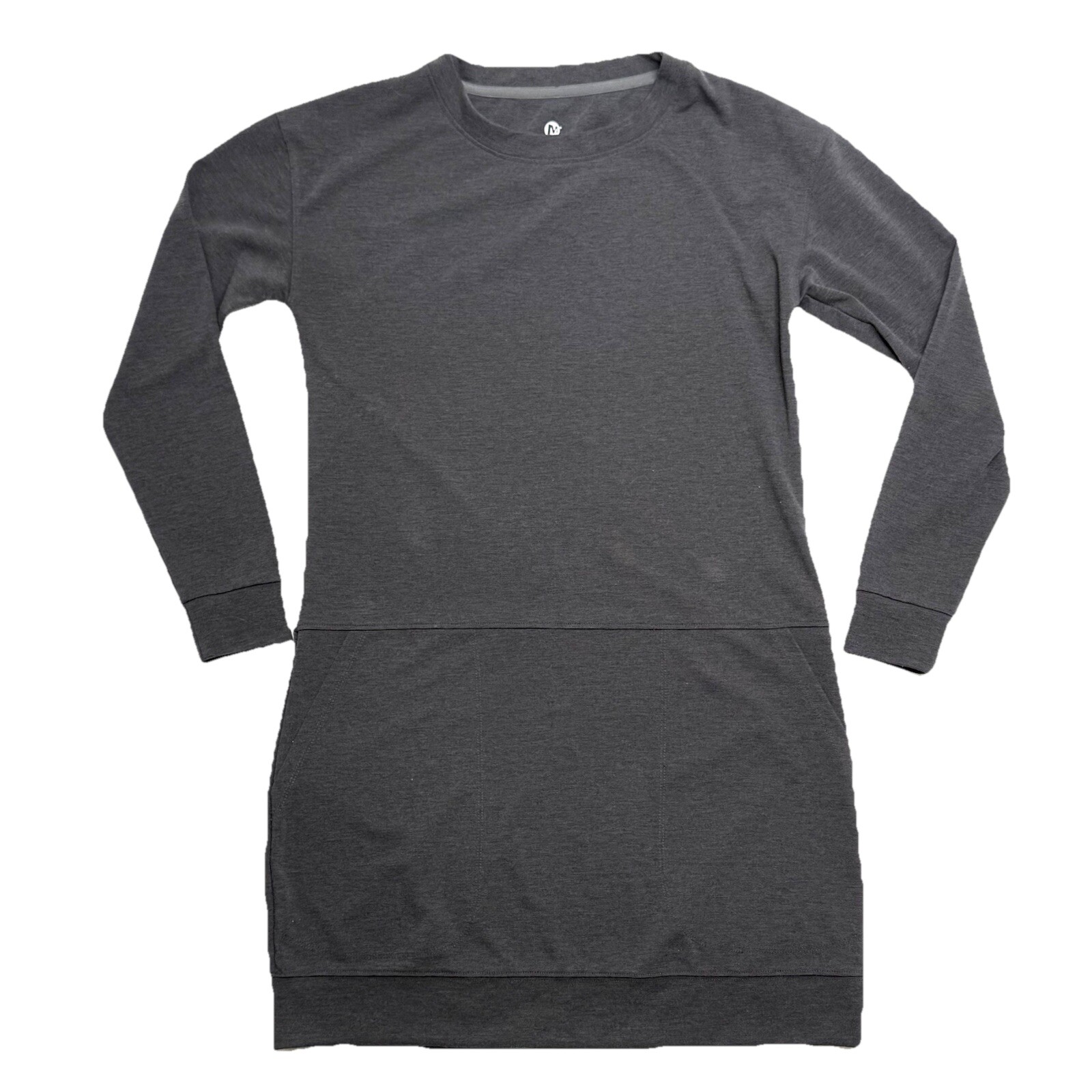 Merrell Marcy Performix Long Sleeve Dress Womens S Dark Gray Drop Waist Hiking