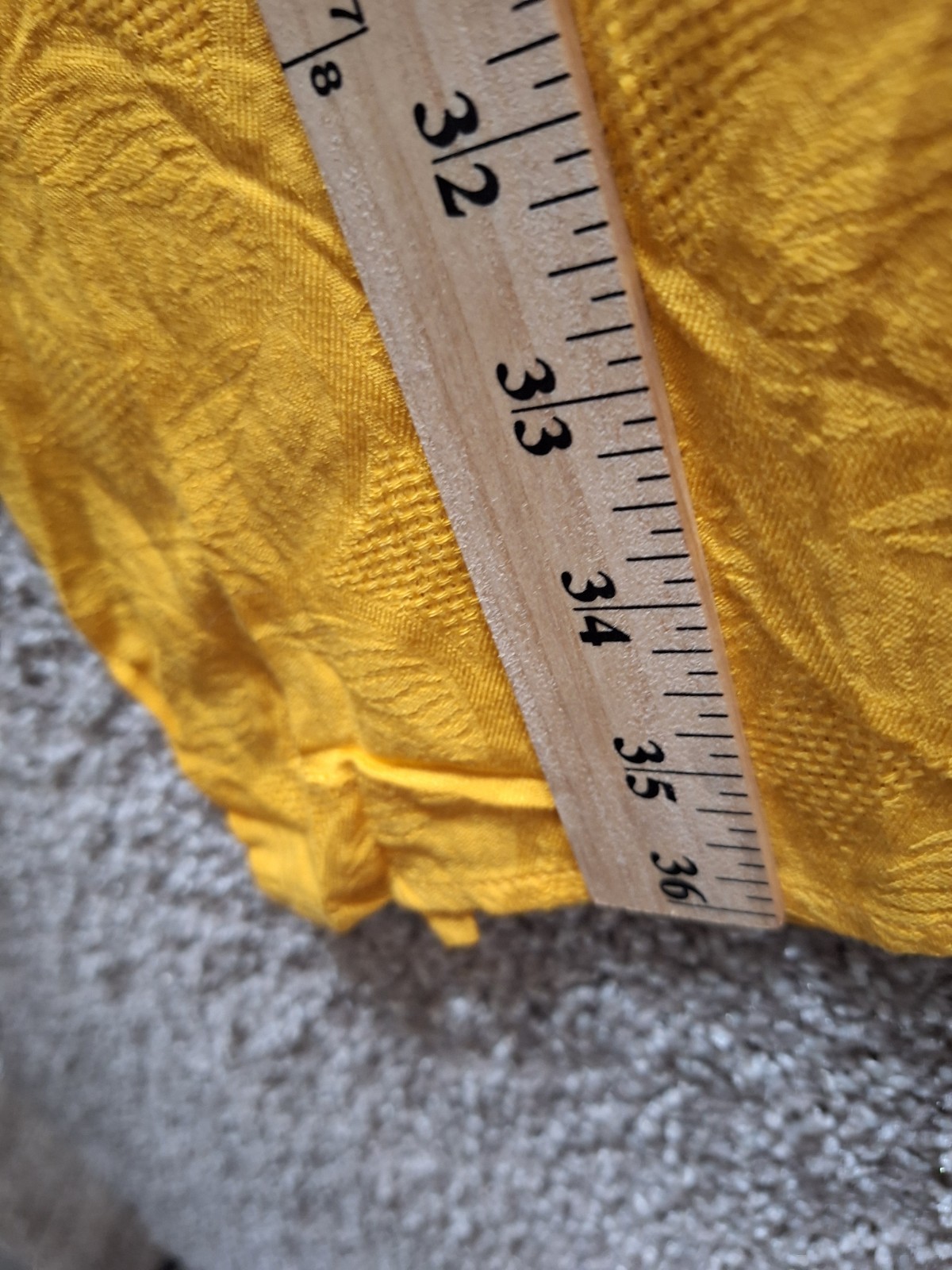 Cupshe Shift Dress Womens Small Yellow Floral Embroidered Cuffed Short Sleeve