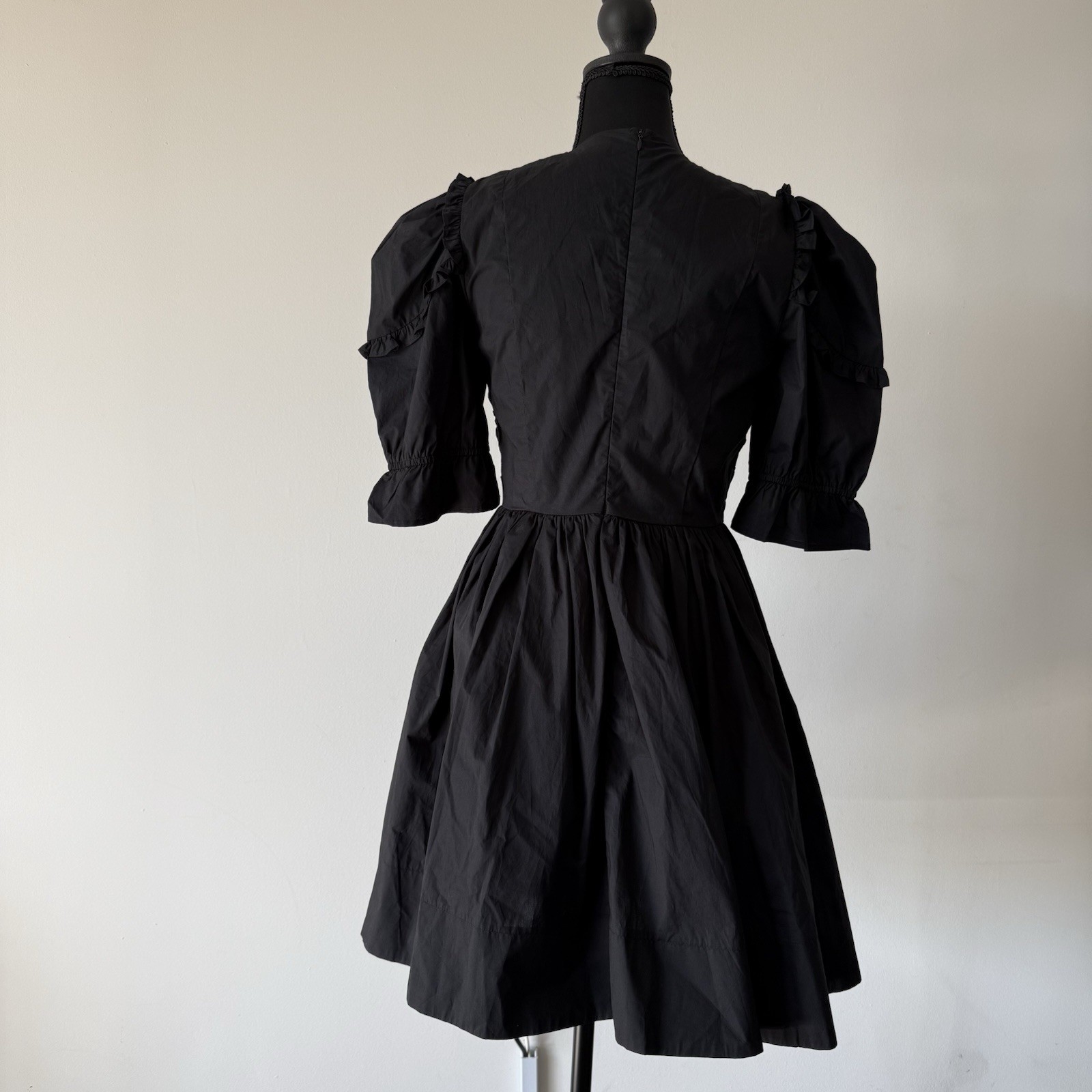 Sofie The Label Aribe Bow Detail Midi Dress Sz M Edwardian Victorian Steampunk