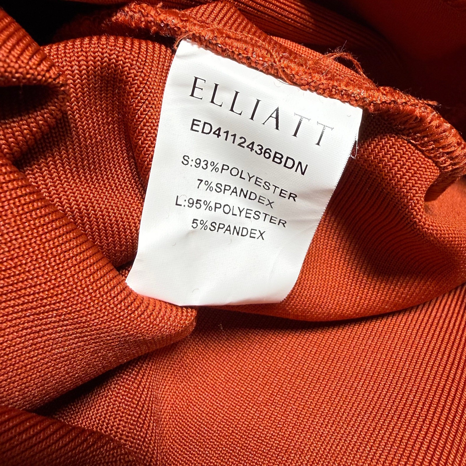 Elliatt NWT Elise Mesh Ruched Maxi Dress Red Motif Size S Sleeveless Bodycon